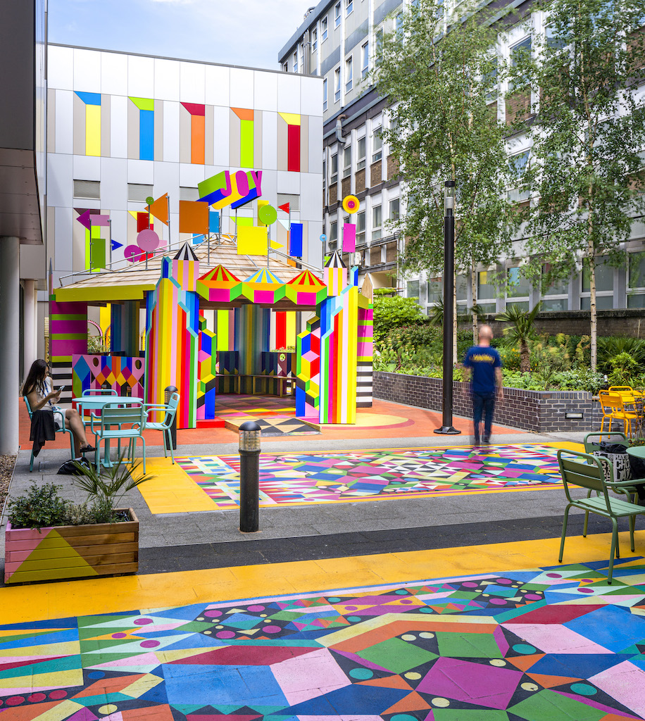 The Wick Culture - Joy Garden at Sheffield Children's Hospital. Photo by Gareth Gardner