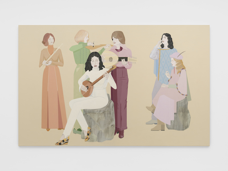 The Wick - Donna Huddleston, Recital, 2024.
Acrylic on linen
© The artist. Photo © White Cube (Eva Herzog)