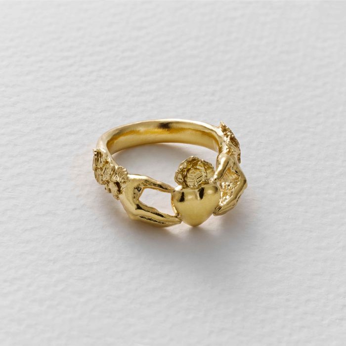 The Wick Culture - Alex Monroe x Emma Dabiri Grá Claddagh Ring