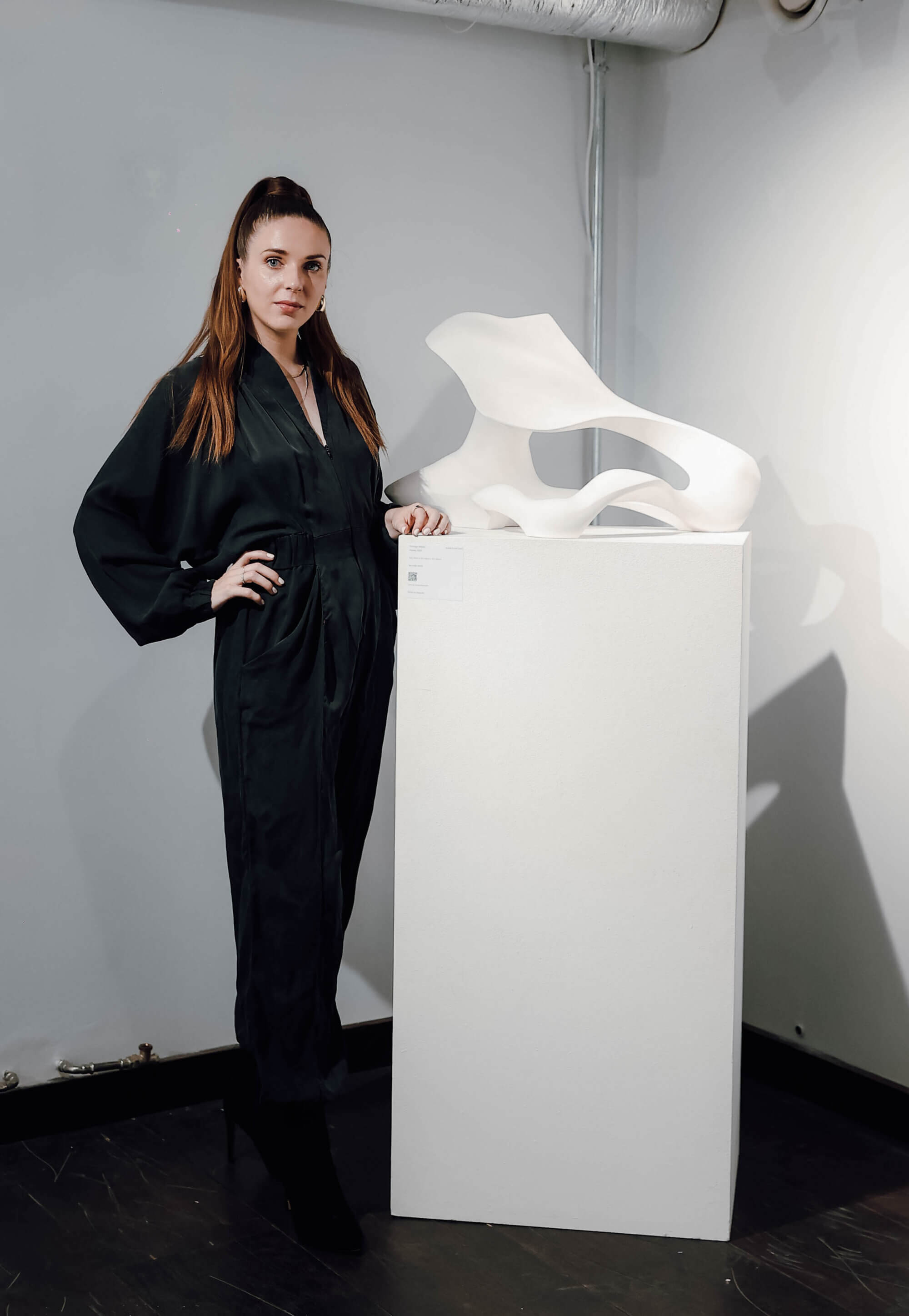 The Wick Culture - Lydia Smith with sculpture Foreign Body
Courtesy of the artist