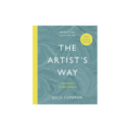 The Artist's Way book by Julia Cameron featuring a blue cover with wave like shapes on it.