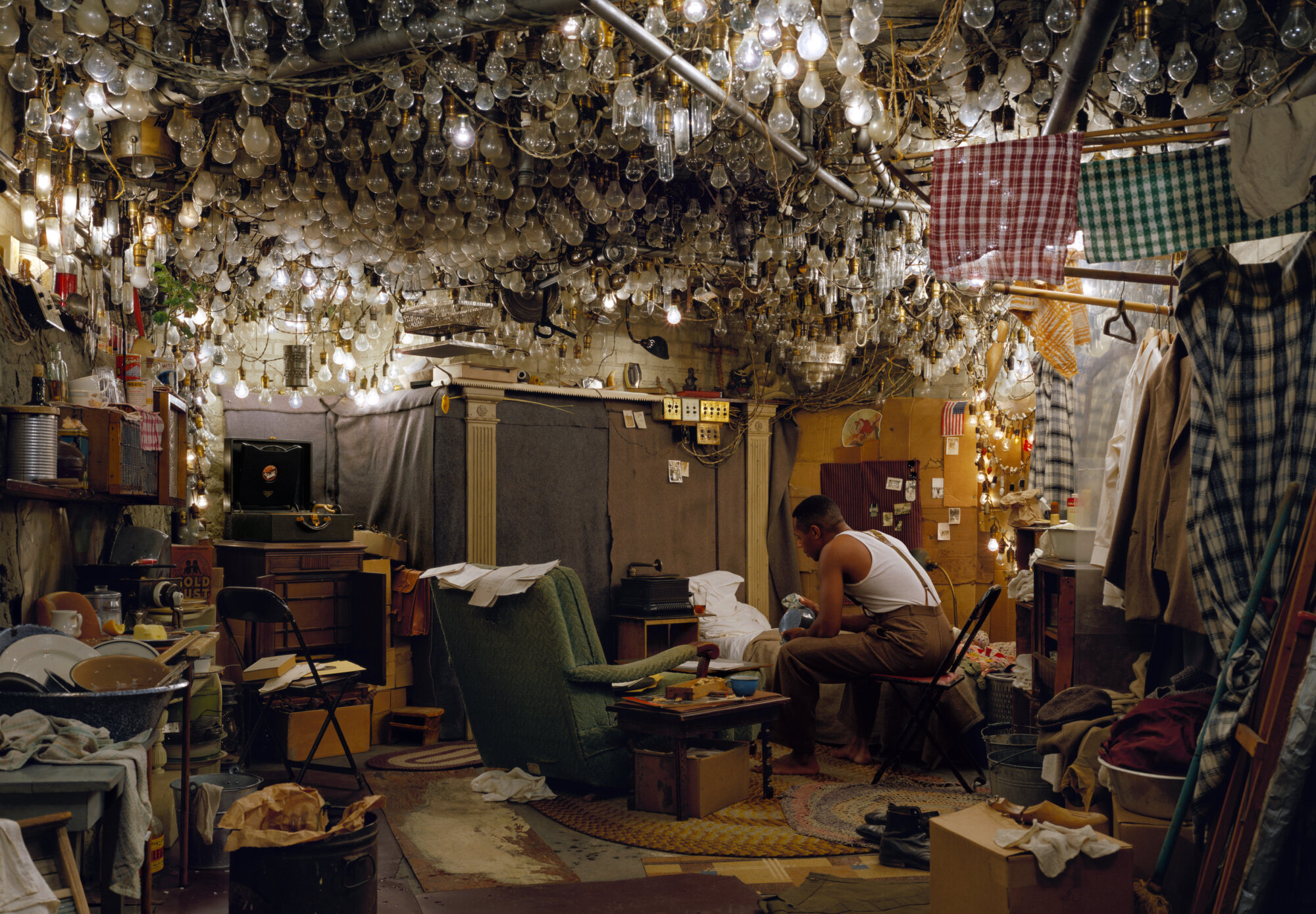 The Wick Culture - Jeff Wall, After Invisible Man by Ralph Ellison the Prologue 1999-2001, White Cube Bermondsey