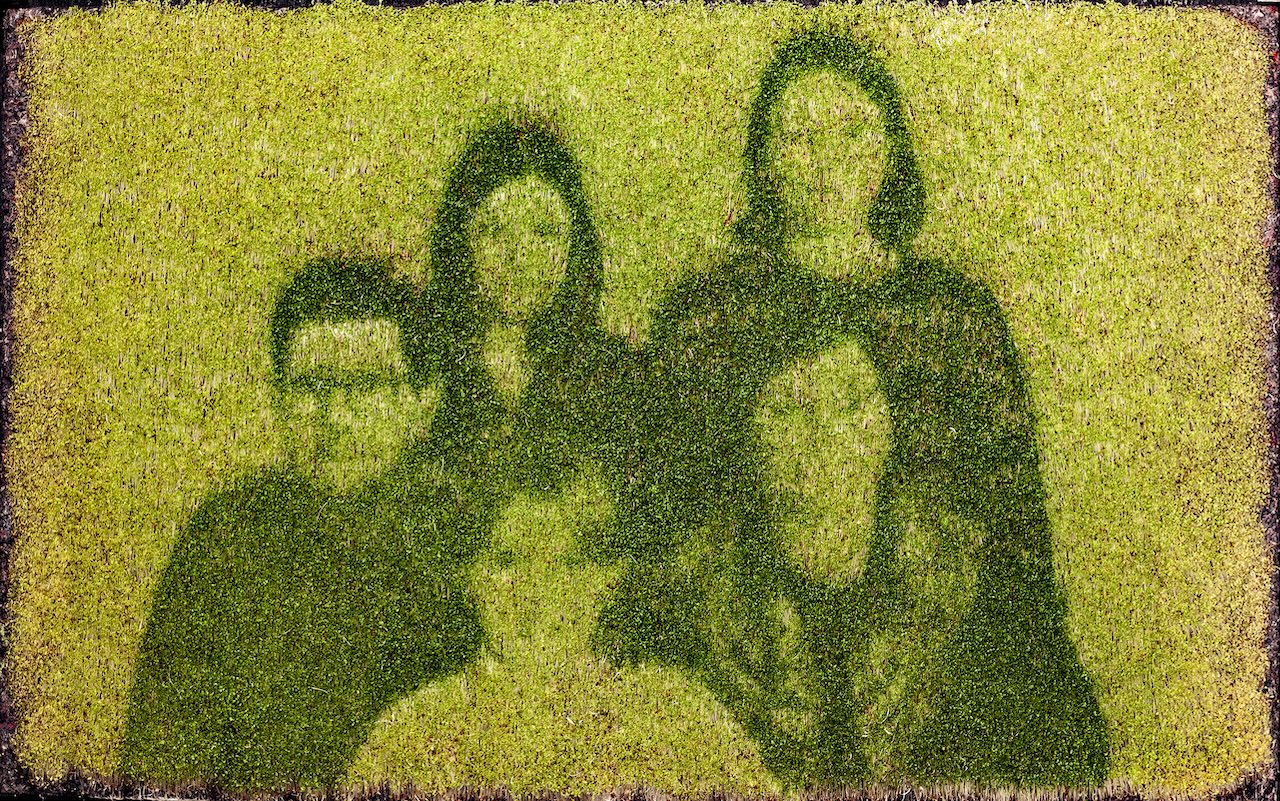 The Wick Culture - Family Identity. From the series Family Album, The Pigment Change. 2020. Photograph printed on cress. Courtesy of the artist
