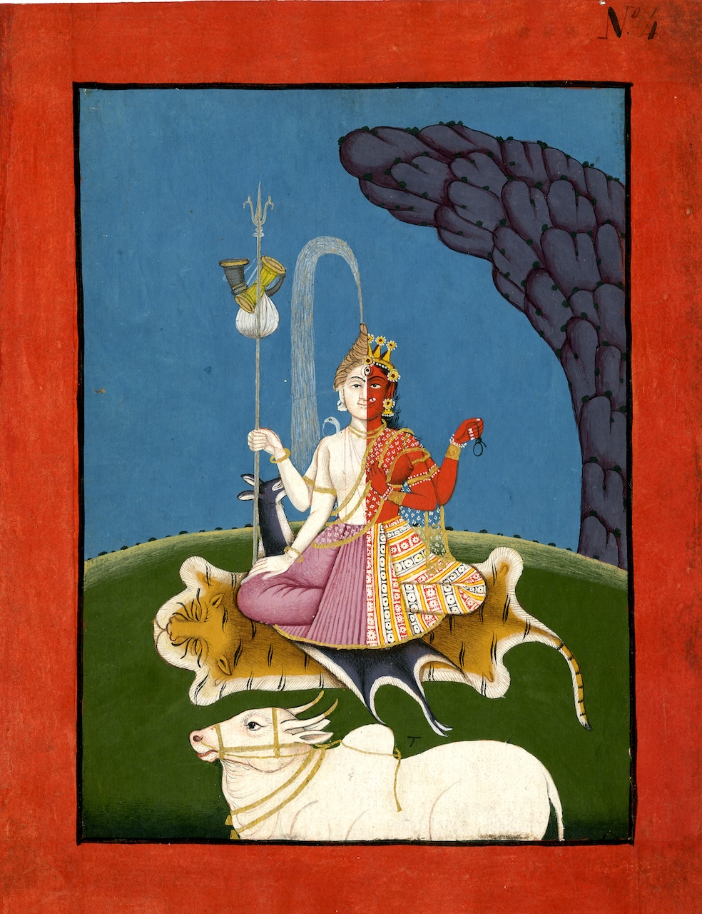 The Wick Culture - Ardhanarishvara, lord who is half woman, Shiva and Parvati combined in one deity © The Trustees of the British Museum