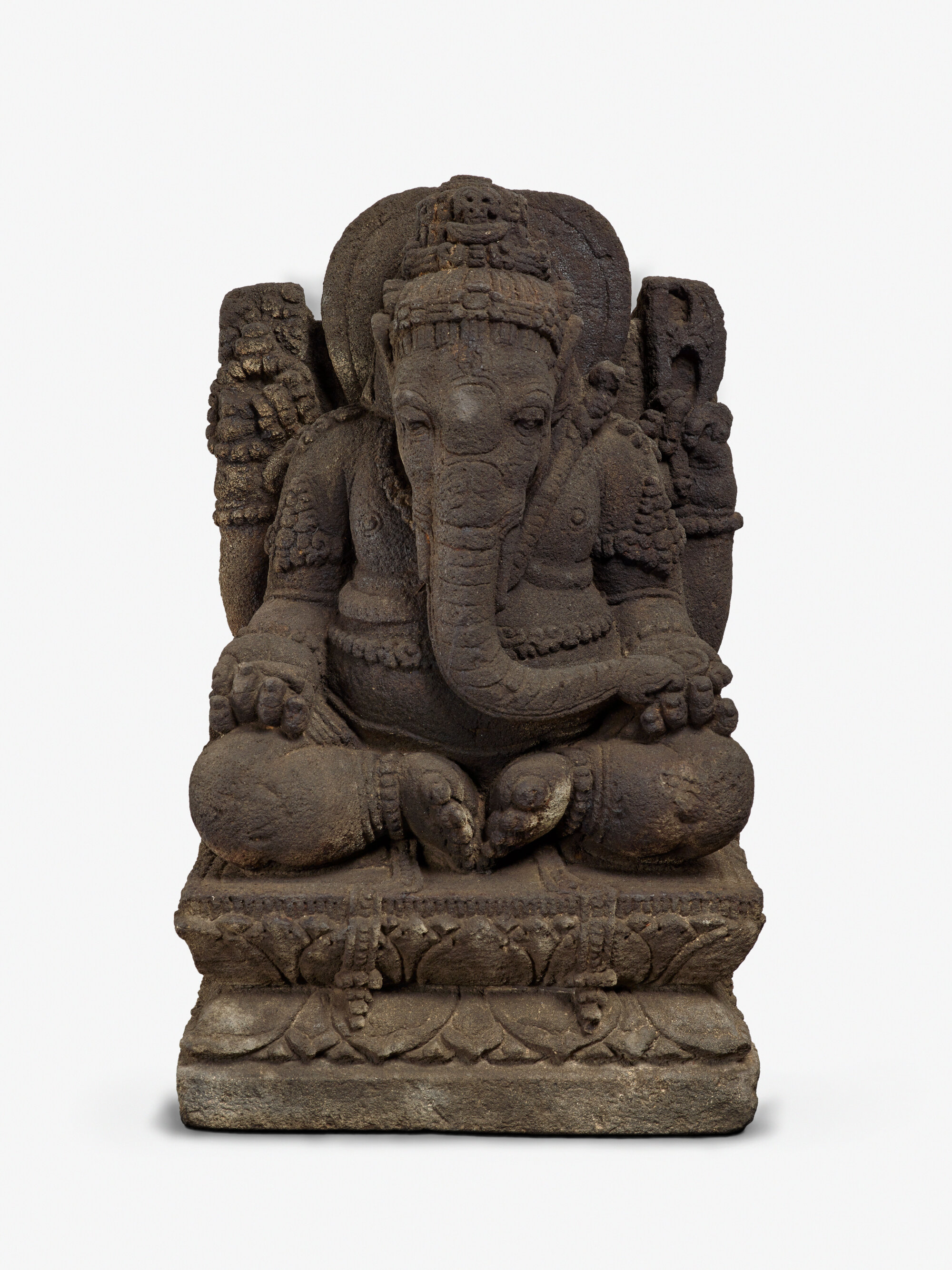 The Wick Culture - Ganesha made in Java from volcanic stone, about AD 1000–1200 © The Trustees of the British Museum