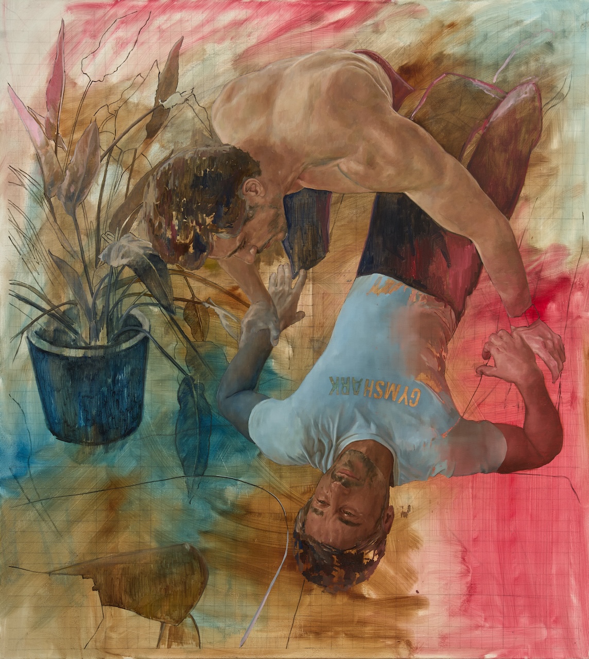 The Wick Culture - Narcissus, oil on canvas, 155x140cm, 2021