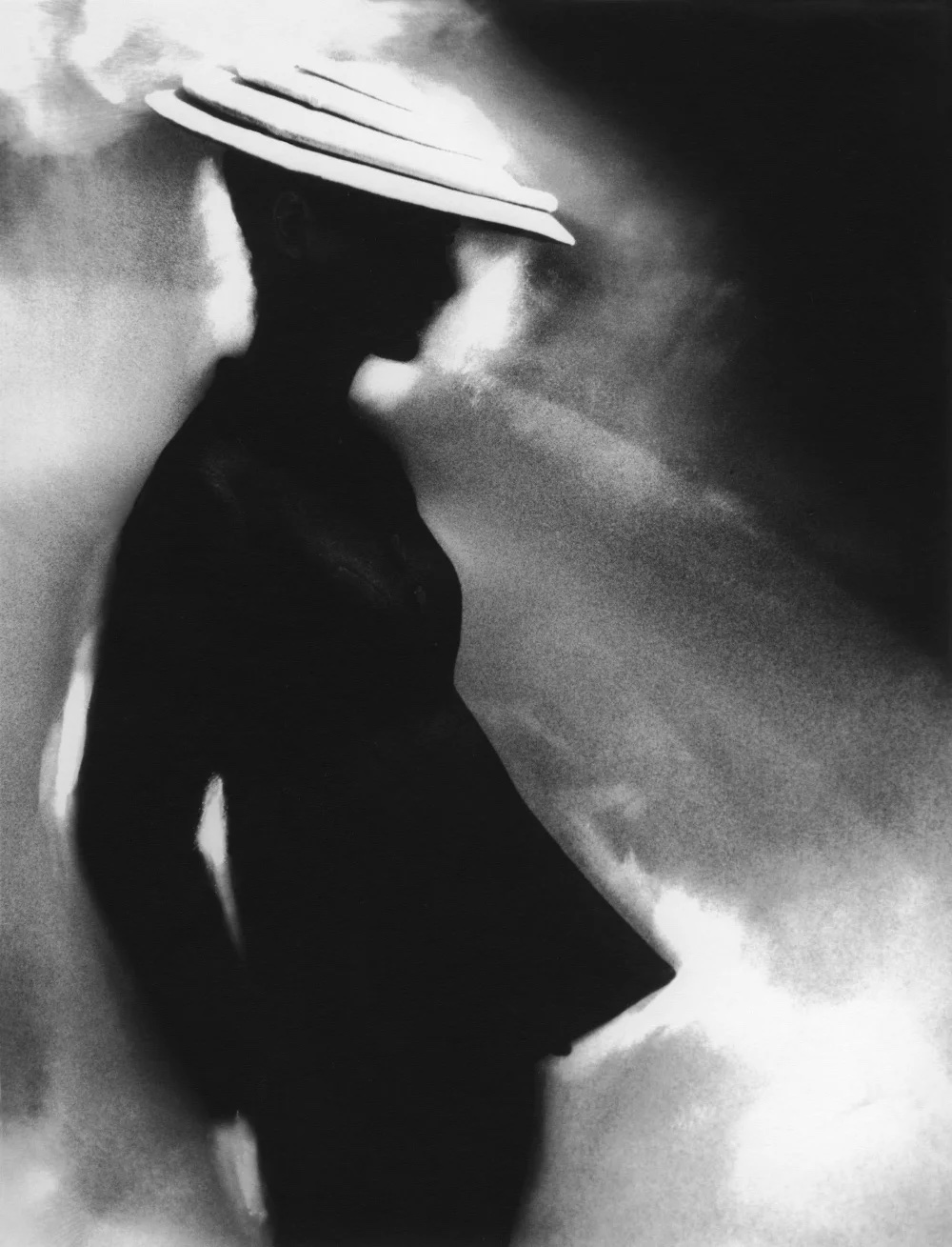 The Wick Culture - Peter Fetterman Gallery, Lillian Bassman, Tunic Suit- Sunny Harnett in a suit by Charles James, New York. Harper's Bazaar, 1955. Copyright Lillian Bassman