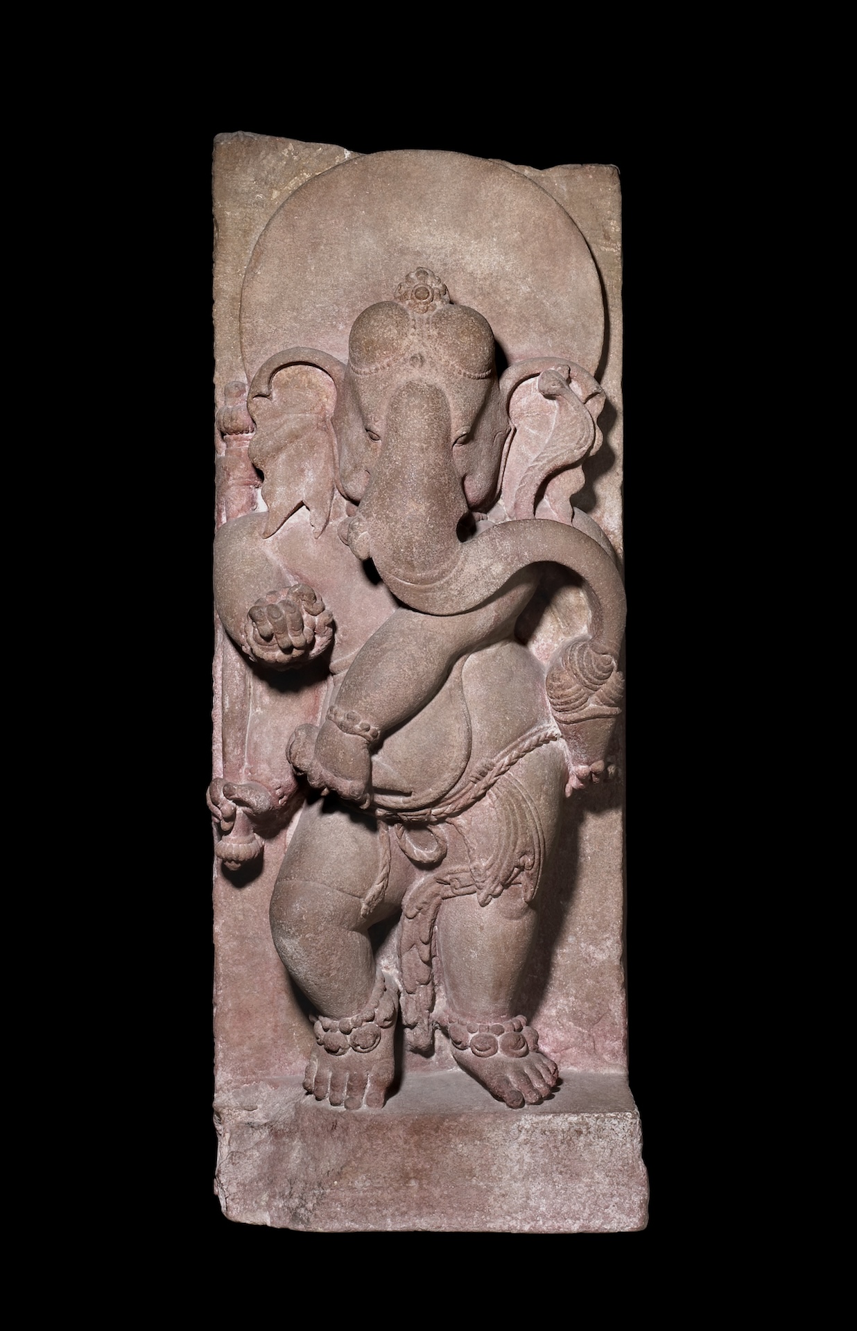 The Wick Culture - Sandstone figure of Ganesha, Uttar Pradesh, India, about 750 © The Trustees of the British Museum