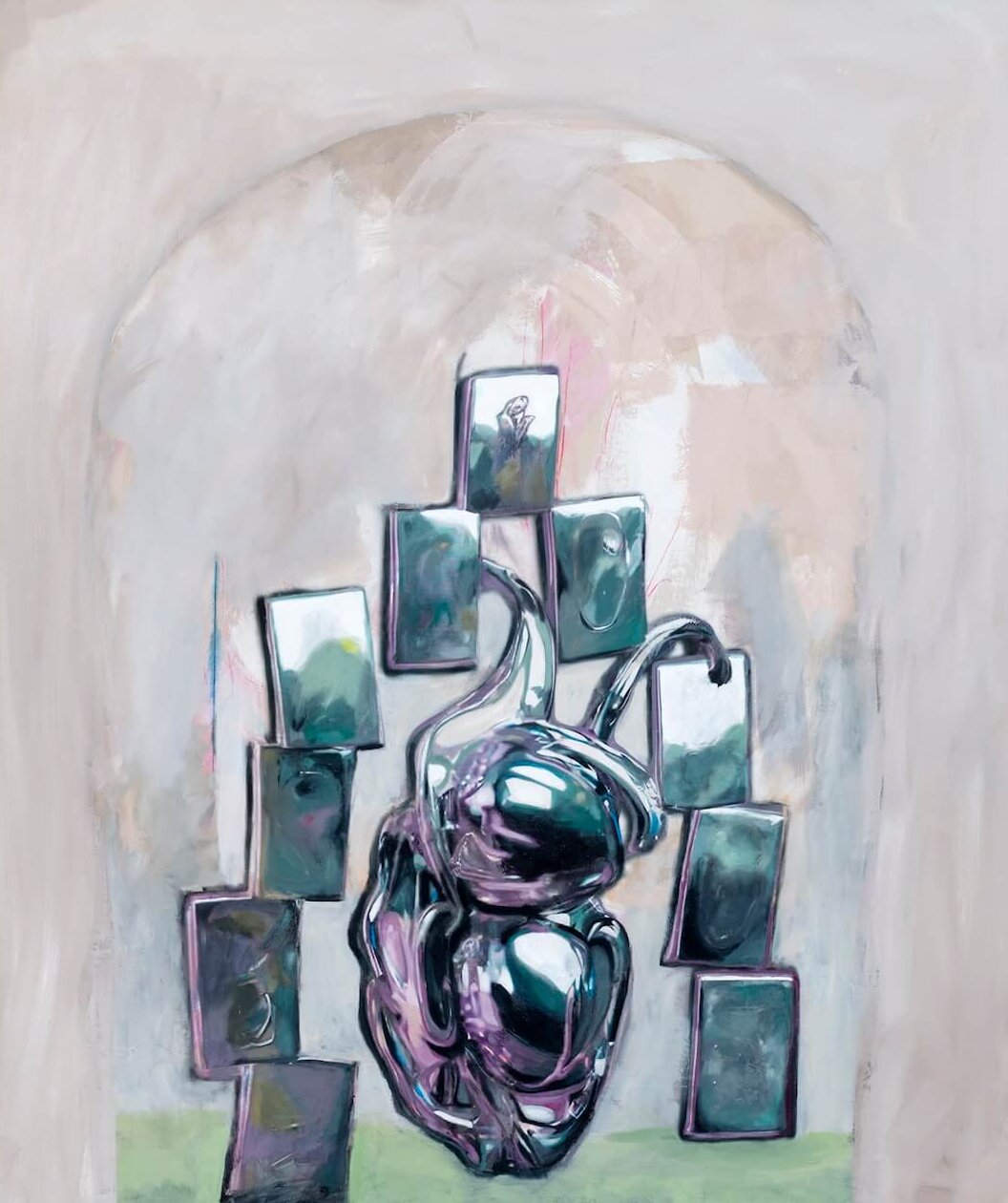 The Wick Culture - Rachel Rossin, Telos, 2025. Image courtesy of the artist and Albion Jeune
