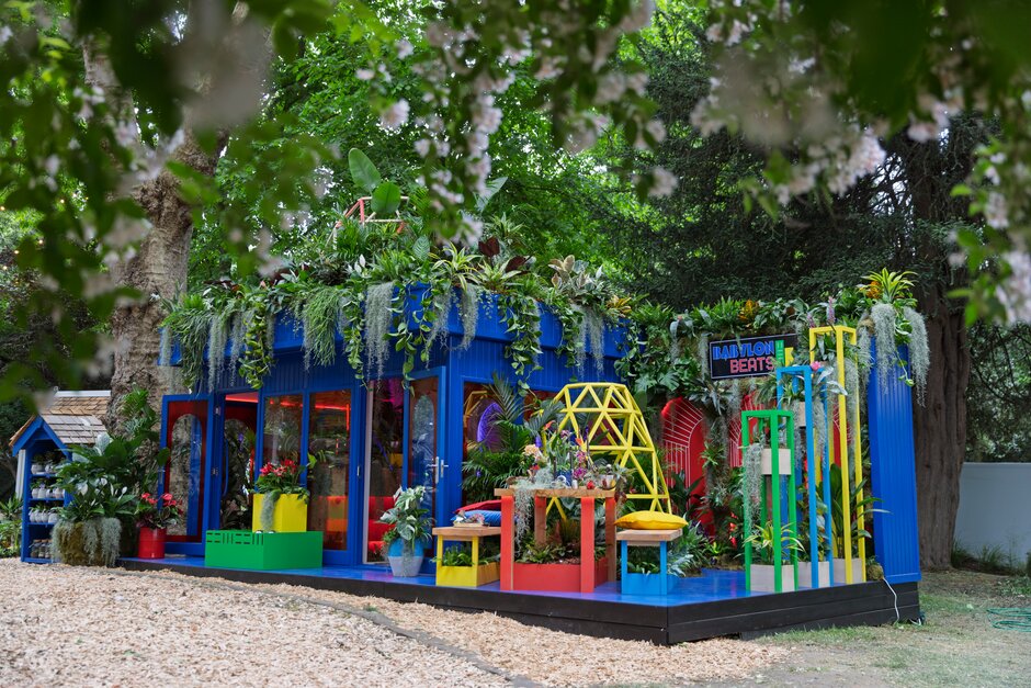 The Wick Culture - Babylon Beats. Designed by James Whiting of Plants by There and The Little Botanical. Houseplant Studio. RHS Chelsea Flower Show 2025