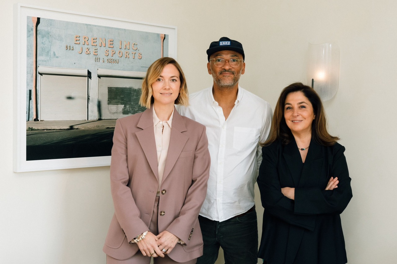 The Wick Culture - Carrie Scott with Maryam Eisler and Alexei Riboud at NYC opening of West West. Photography by Helga Traxler