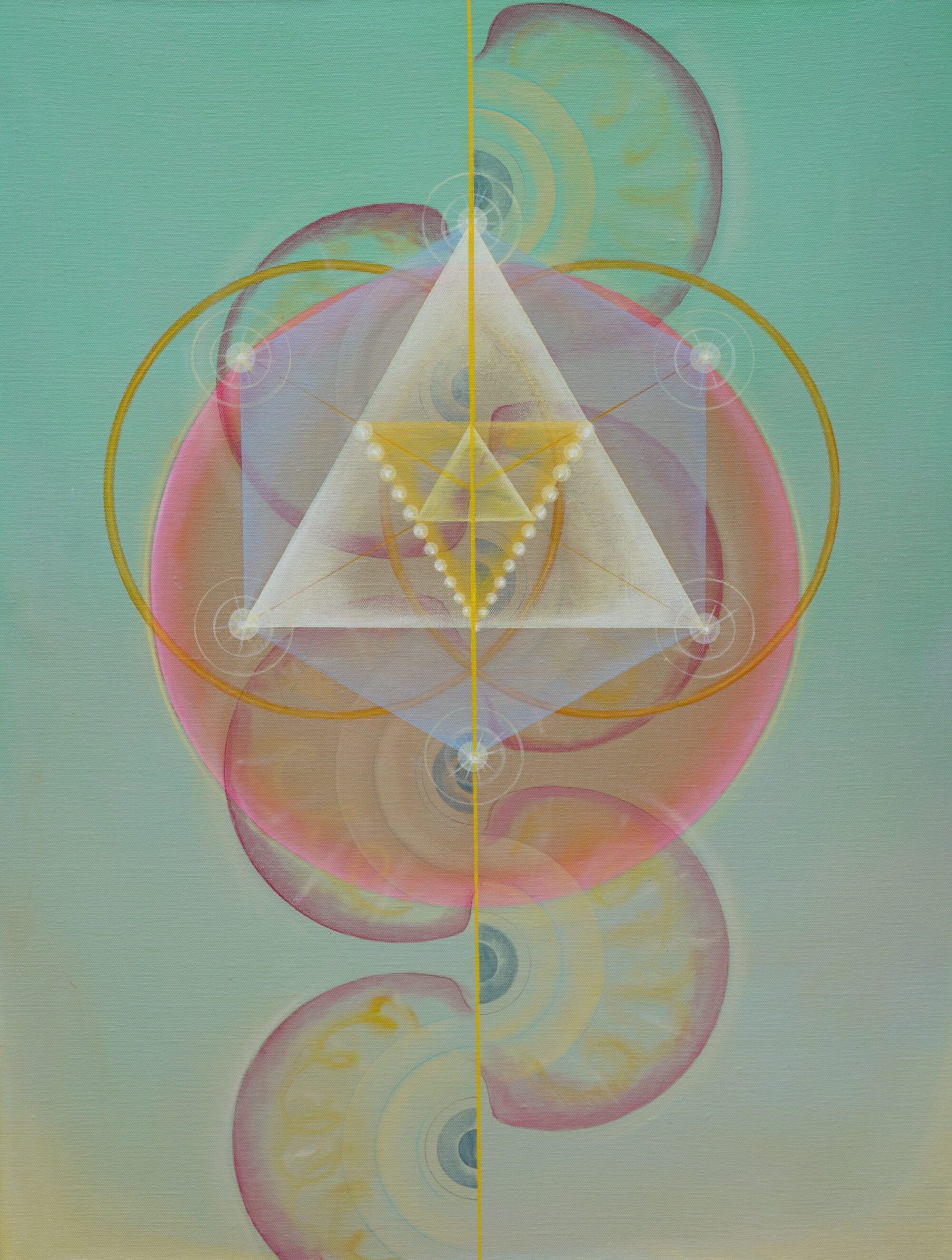 The Wick Culture - Aigana Gali Ornek, acrylic and oil on canvas, 2023
