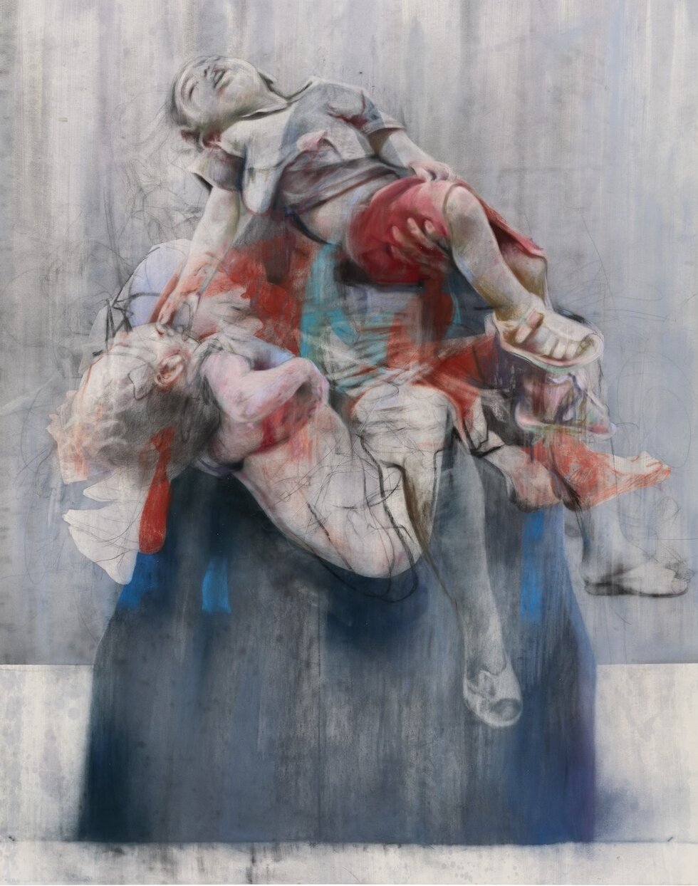 The Wick Culture - Jenny Saville, Aleppo, 2017-2018, Collection of the artist. Courtesy of Jenny Saville and NGS