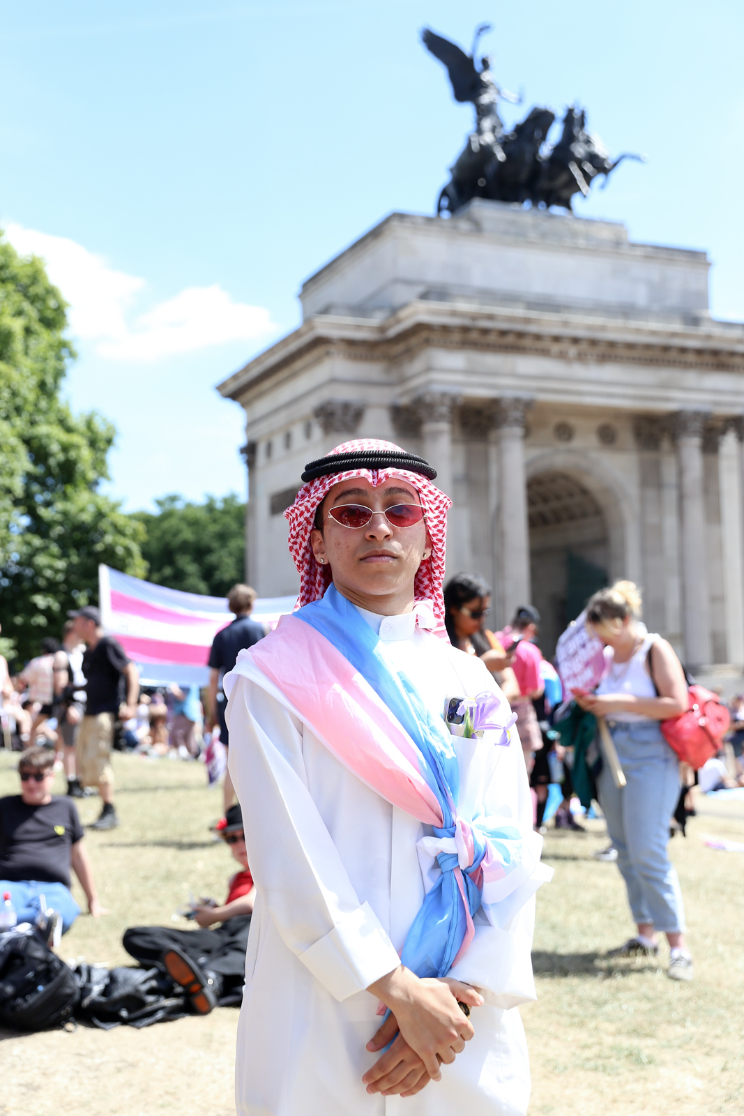 The Wick Culture - Bex Wade, Yousef, London Trans+ Pride, 2022 for British Vogue. In V&A collection