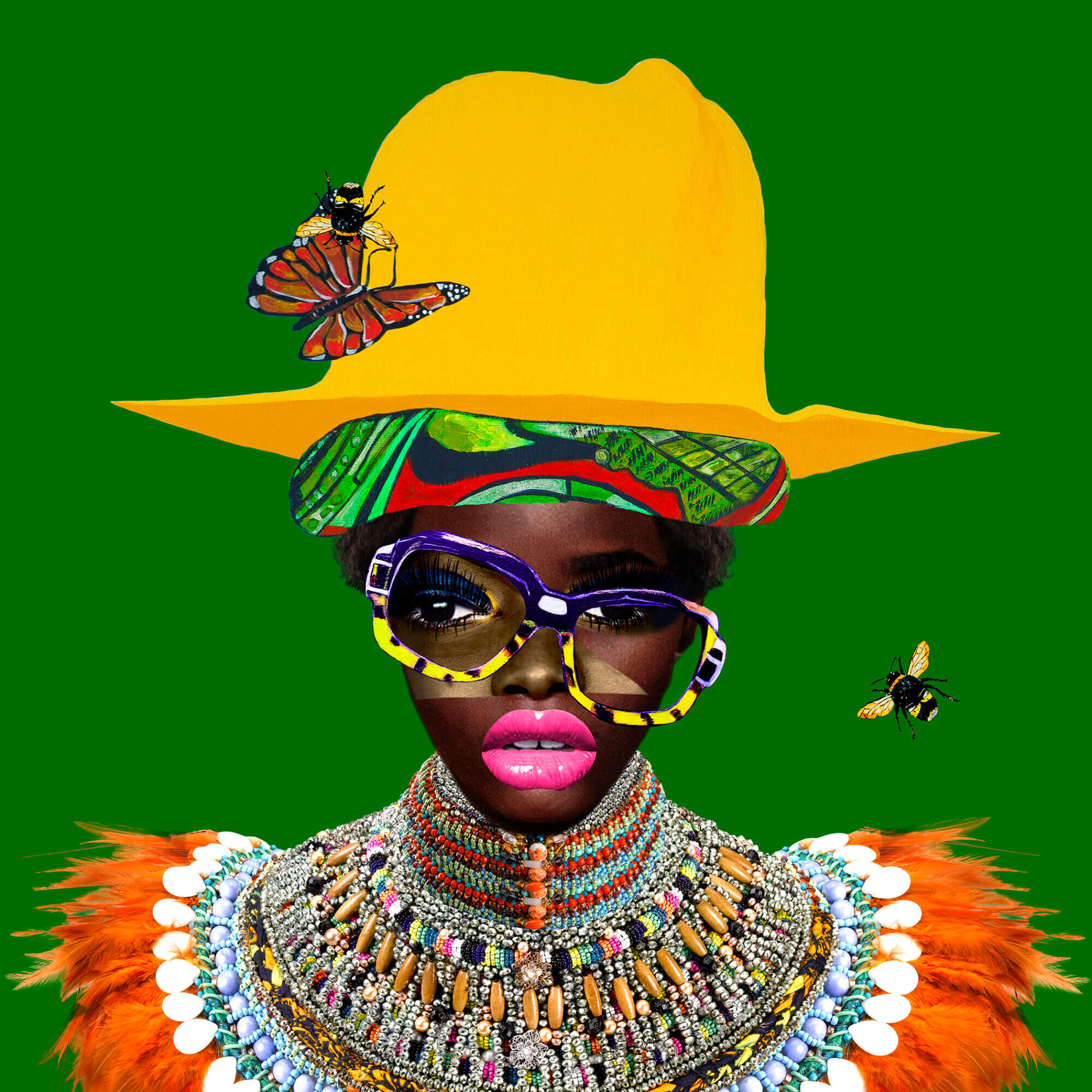 The Wick Culture - Caroline Chinakwe. Let go of your past green background (2019). This is Me Series