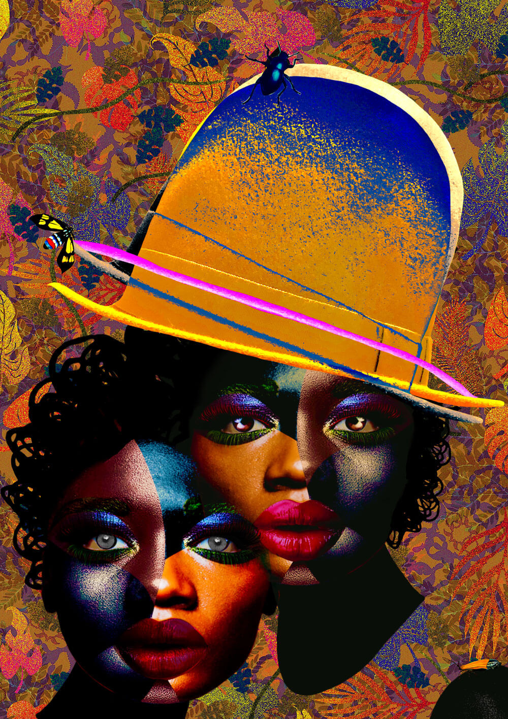 The Wick Culture - Caroline Chinakwe. Unity with a Hat (2020). Colourism Series
