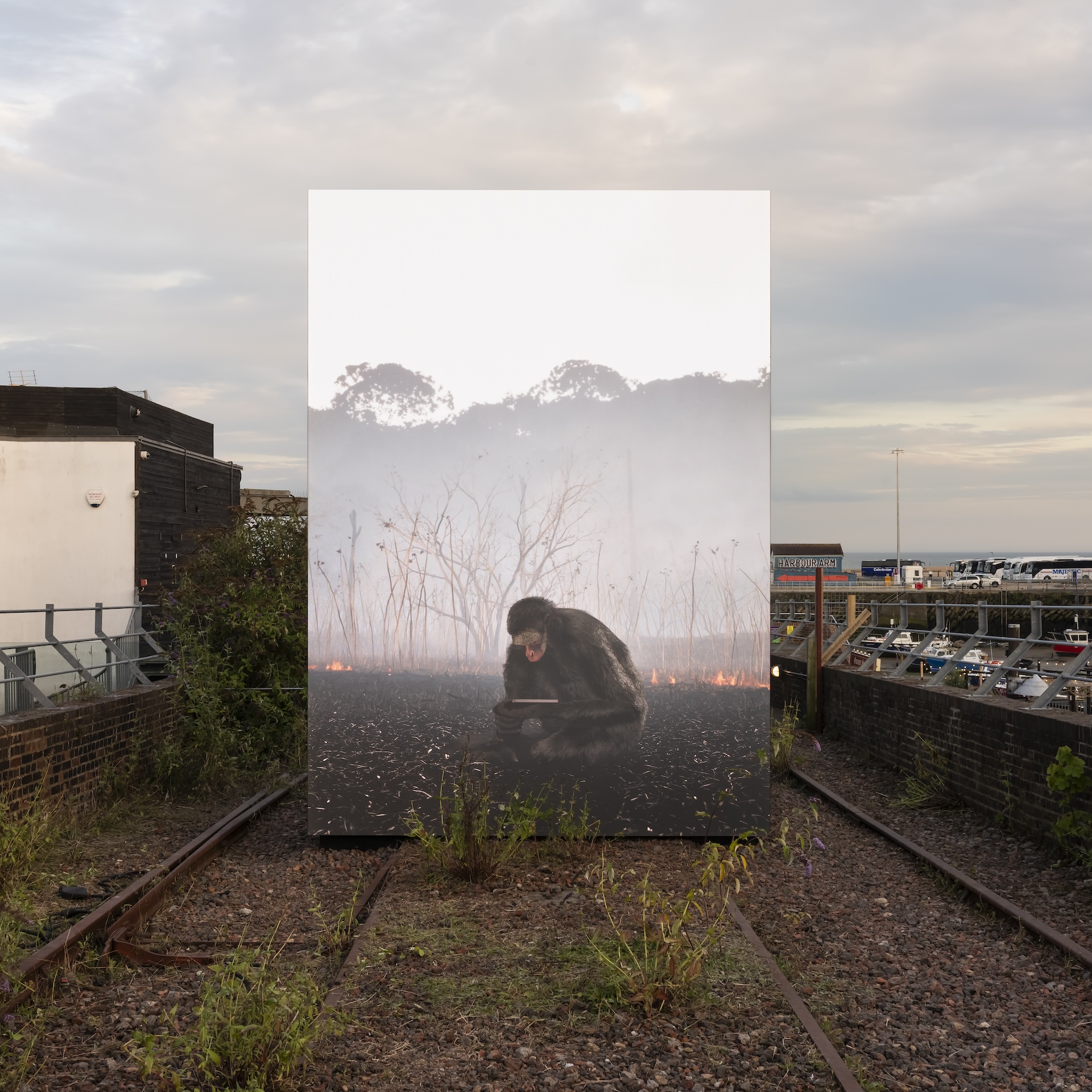 The Wick Culture - John Gerrard,commissioned for Creative Folkestone Triennial 2025. Photo by Thierry Bal
