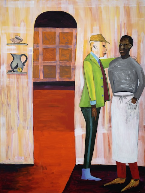 The Wick Culture - Lubaina Himid, Your Charm Offensive (2025). Acrylic on canvas. Courtesy Hollybush Gardens, London and Greene NaMali, New York. Photo: Gavin Renshaw