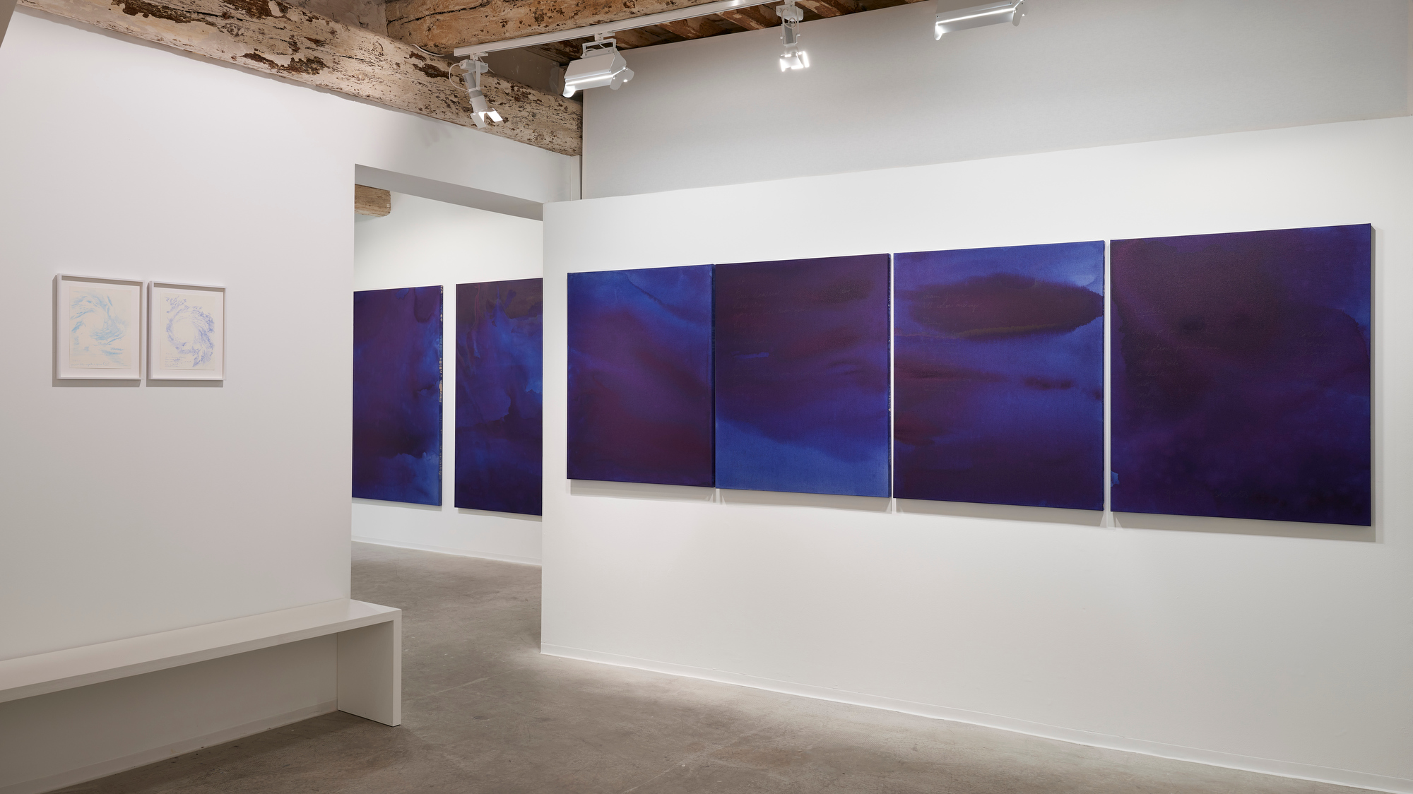 The Wick Culture - View of Caroline Corbasson's 'Something Moves' exhibition at Atelier MA