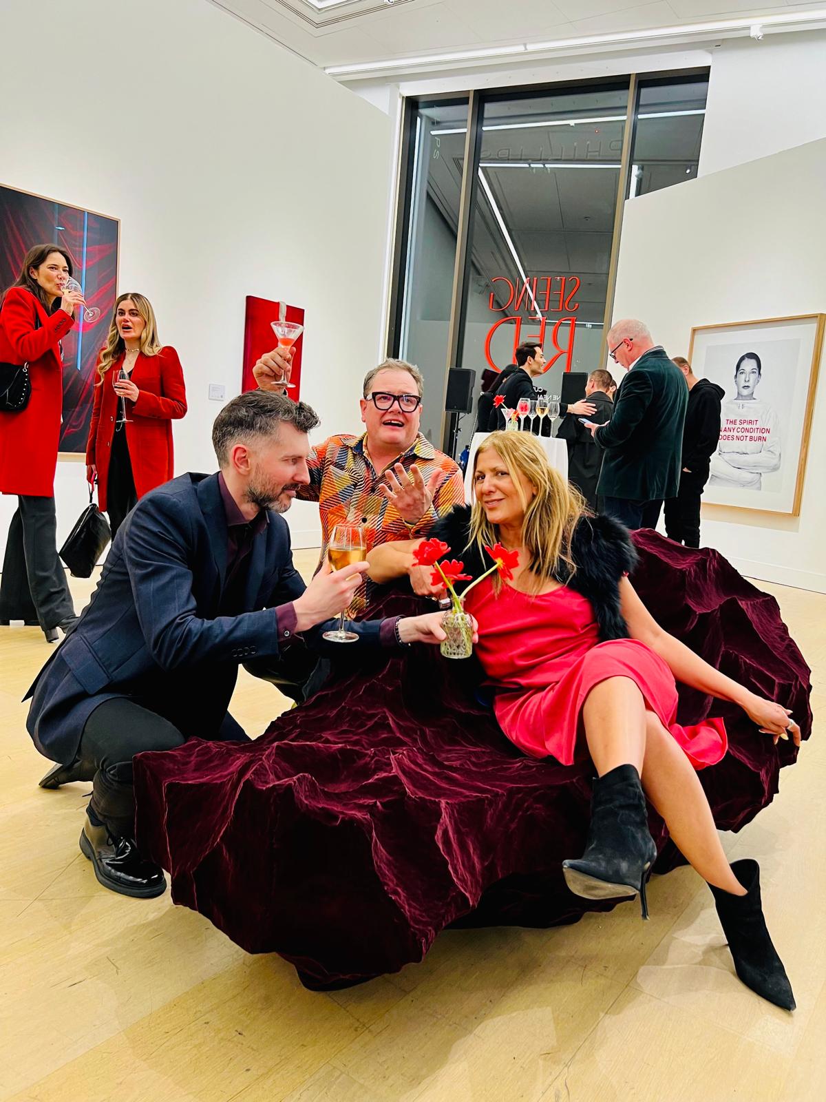 The Wick Culture - Alan Carr at Azzi's Seeing Red Exhibition Phillips Gallery