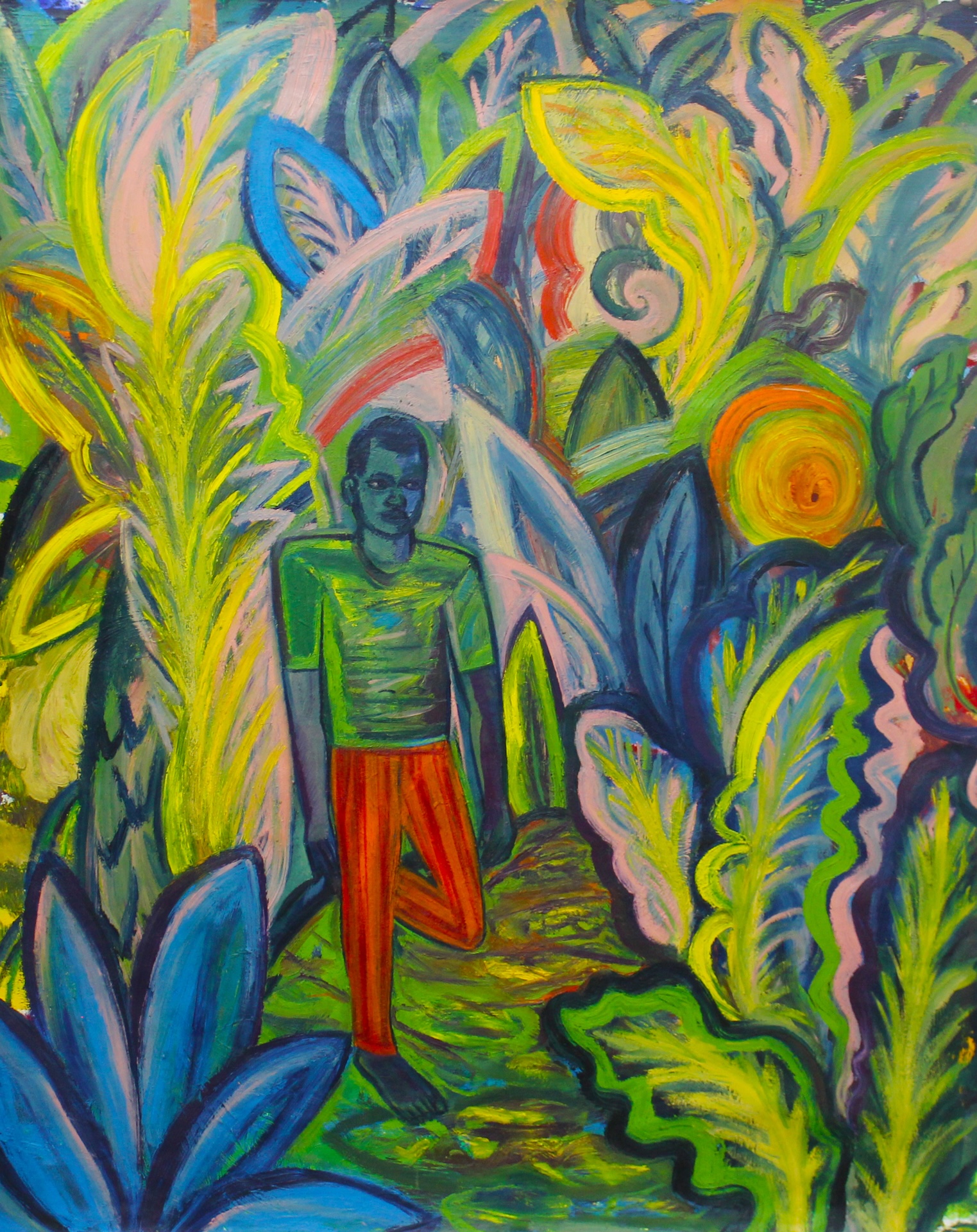 The Wick Culture - Arjuna Gunarathne, 2023, Here or There, Oil on Canvas, 180cm x 220cm