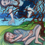 Artwork of two woman