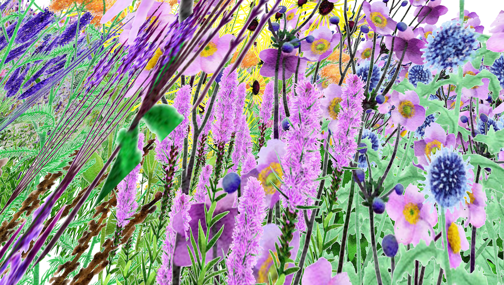 The Wick Culture - Pollinator Pathmaker in Human Vision 2023. Credit Alexandra Daisy Ginsberg