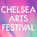 A colourful background with 'Chelsea Arts Festival' written