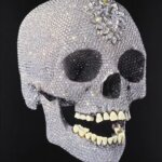 A diamond skull