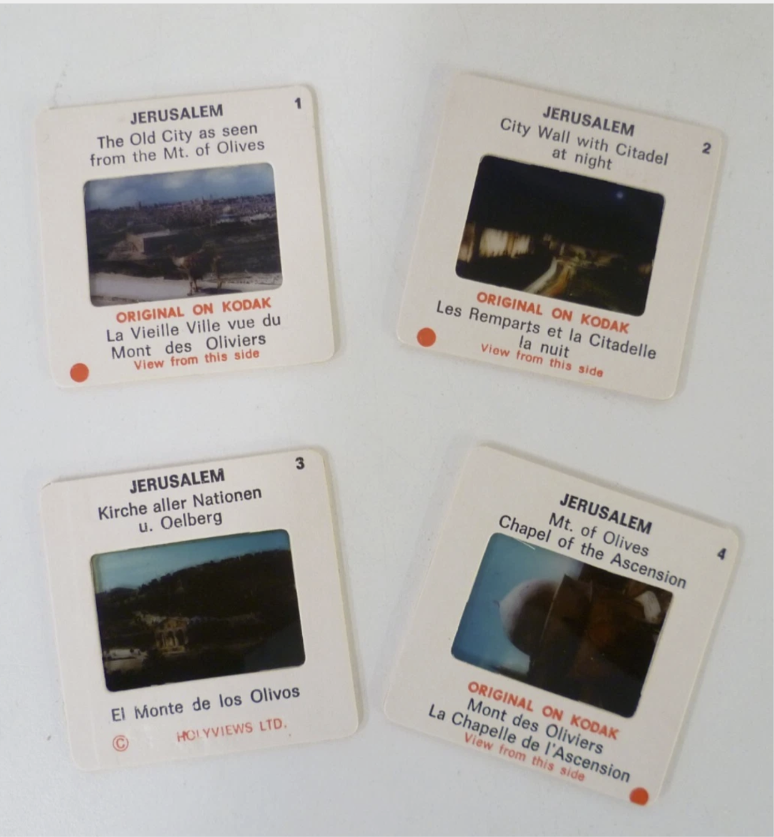 The Wick Culture - Holy Views magic lantern slides and negatives, 2025, Research image 1