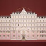 A model of a pink hotel