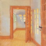 A painting of a doorway