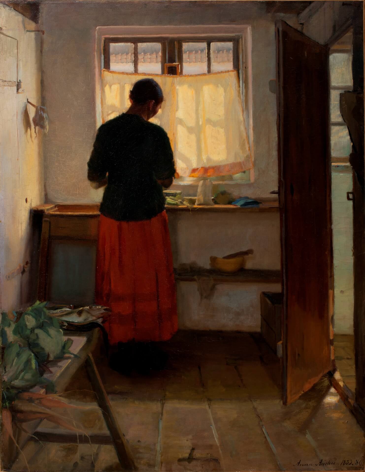 The Wick Culture - Anna Ancher, The Maid in the Kitchen, 1883 – 1886. Courtesy of The Hirschsprung Collection