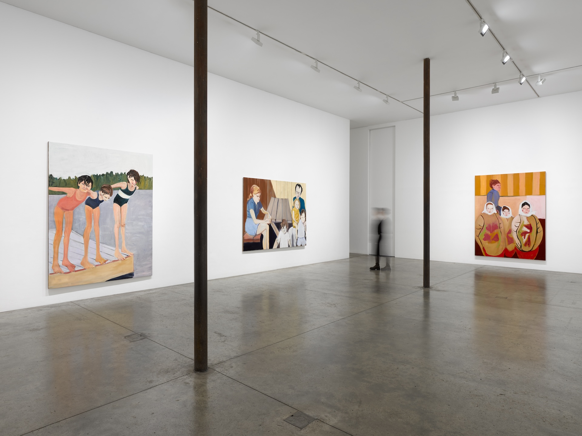 The Wick Culture - Installation view, Chantal Joffe: I Remember. Courtesy the artist and Victoria Miro