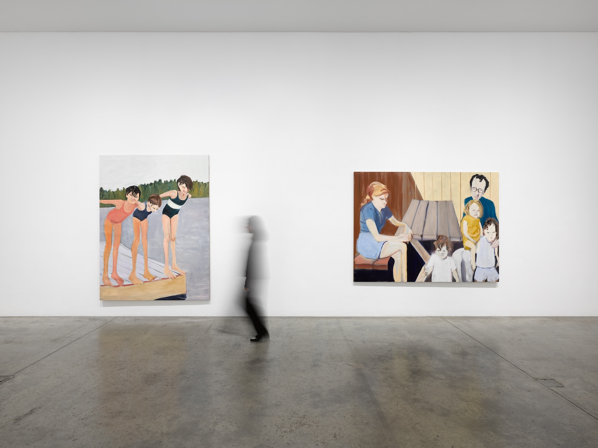 The Wick Culture - Installation view, Chantal Joffe: I Remember. Courtesy the artist and Victoria Miro