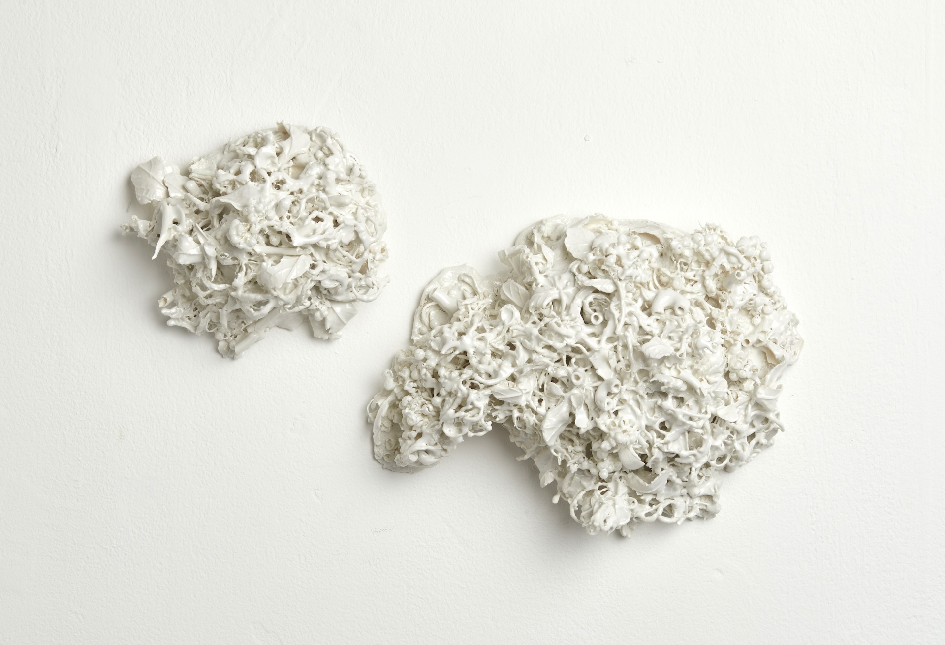 The Wick Culture - Lucille Lewin, Pale Transience I & II, porcelain, 2022, photo credit James Champion