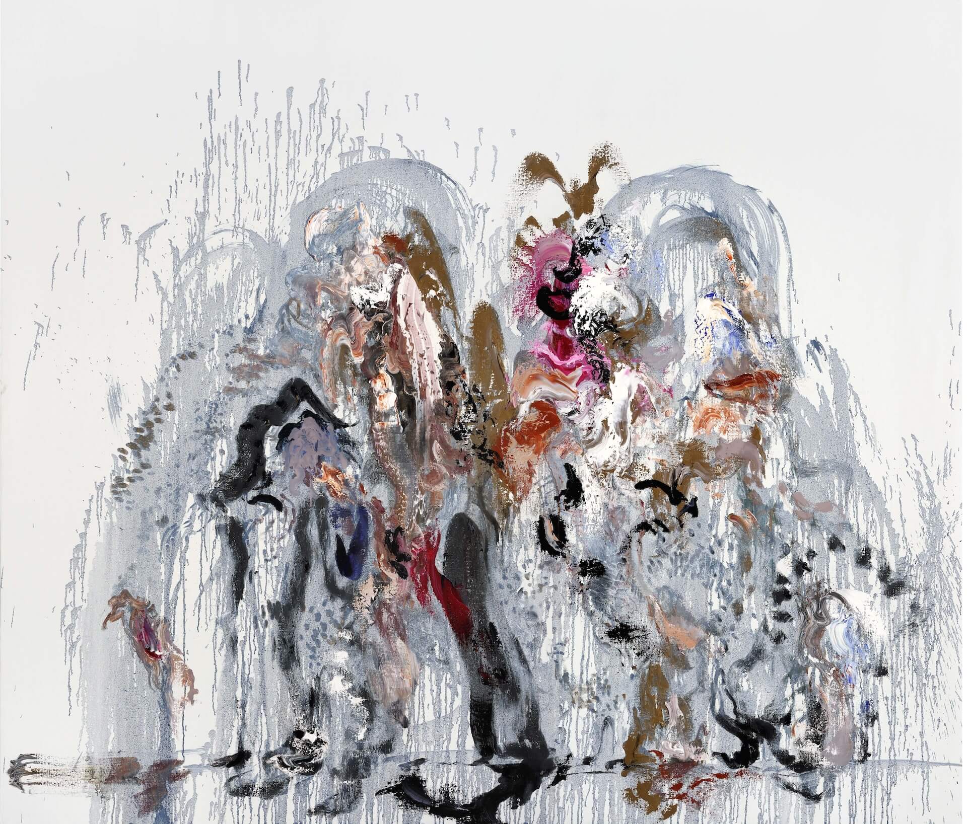 The Wick Culture - Maggi Hambling, Wall of water 12, oil on canvas, 2012, 78x89 inches, courtesy the artist and Frankie Rossi Art Projects