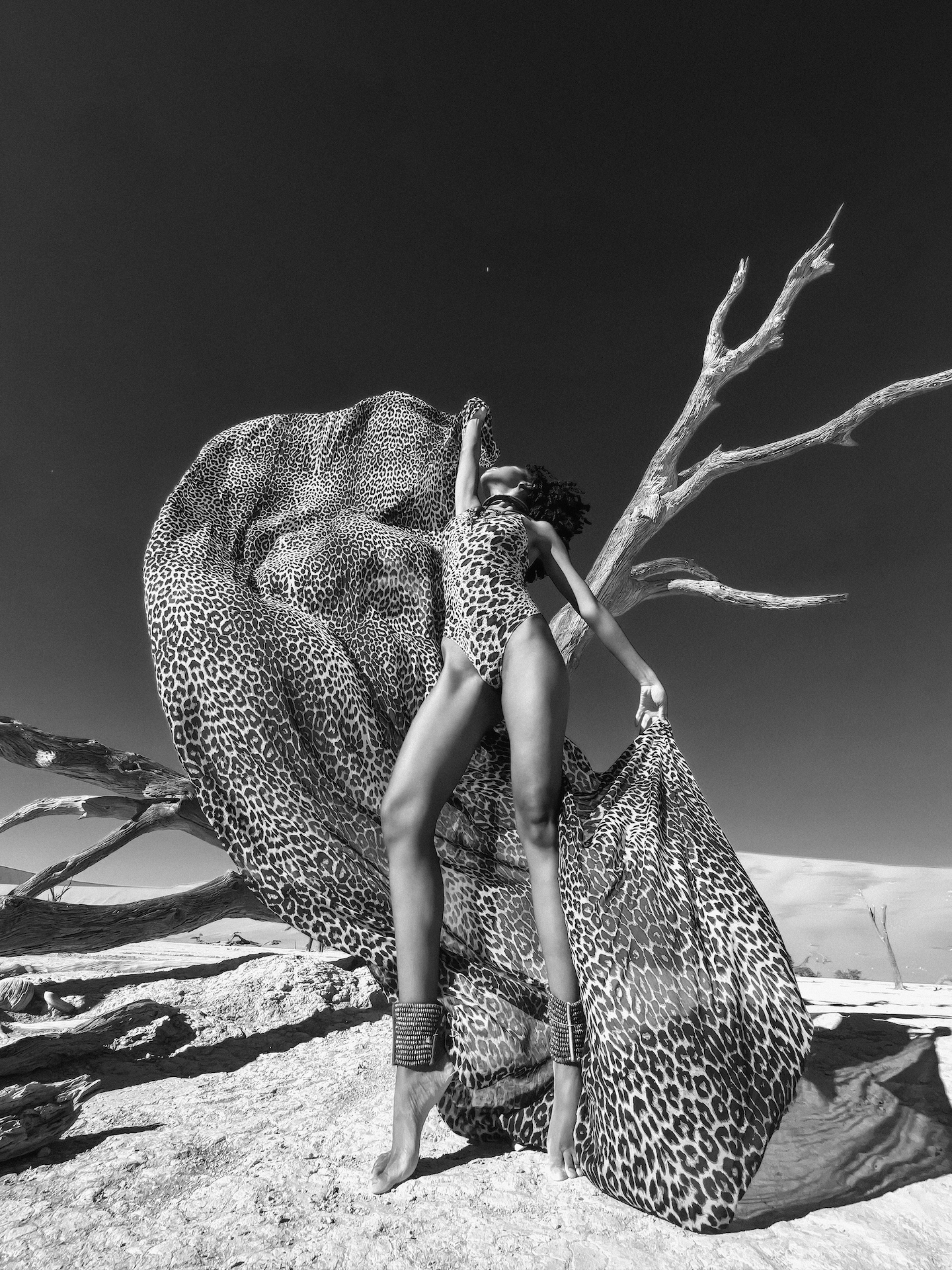 The Wick Culture - Maryam Eisler, Sous le Soleil de la Namibie, photographic print, 2025