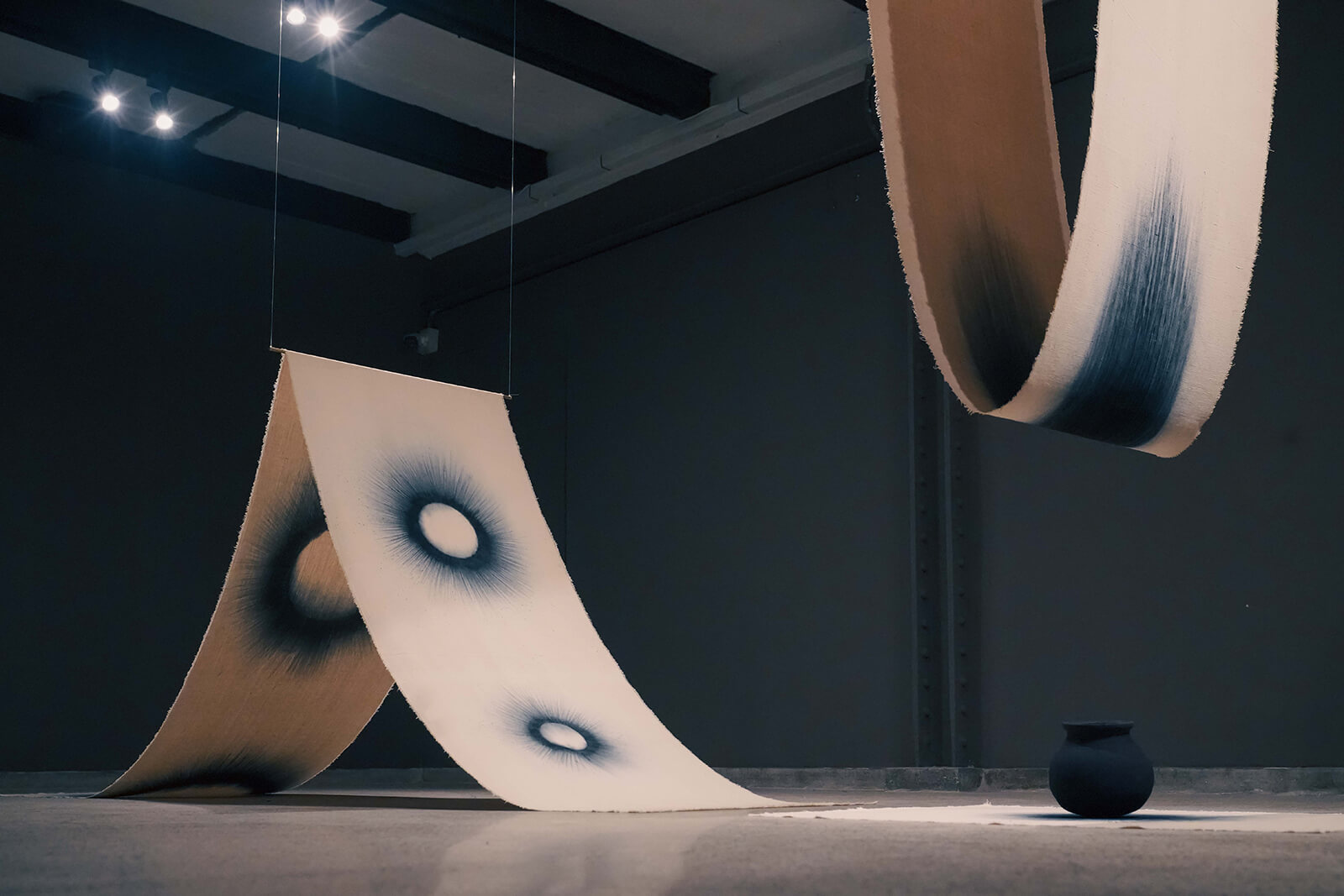 The Wick Culture - Kaimurai's work at the Radicle Gallery. Image by T. Tilaxan. Credit: Colomboscope