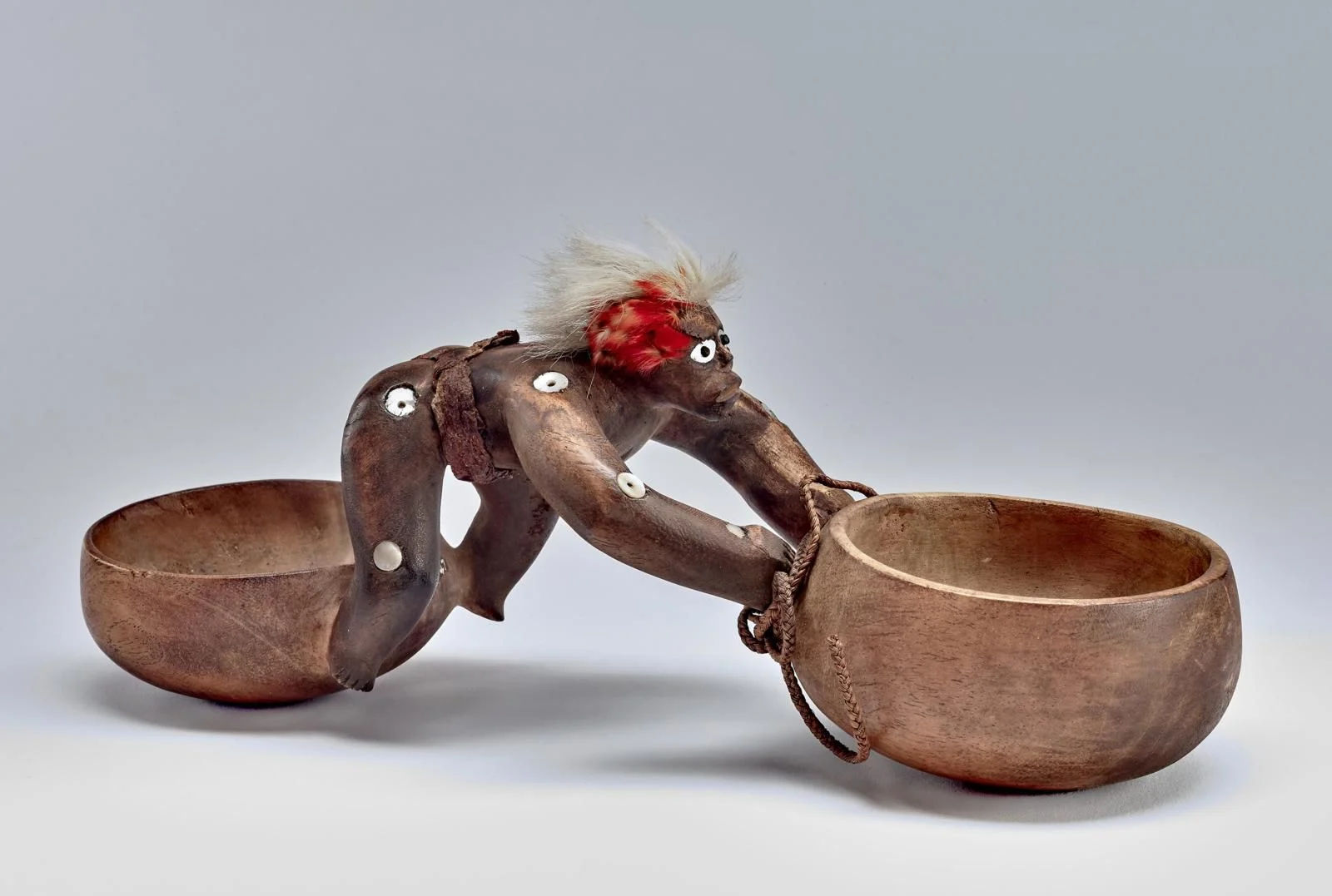 The Wick Culture - 'Umeke ki'i (bowl with figure), Hawai'i, possibly late 1700s. Credit: British Museum