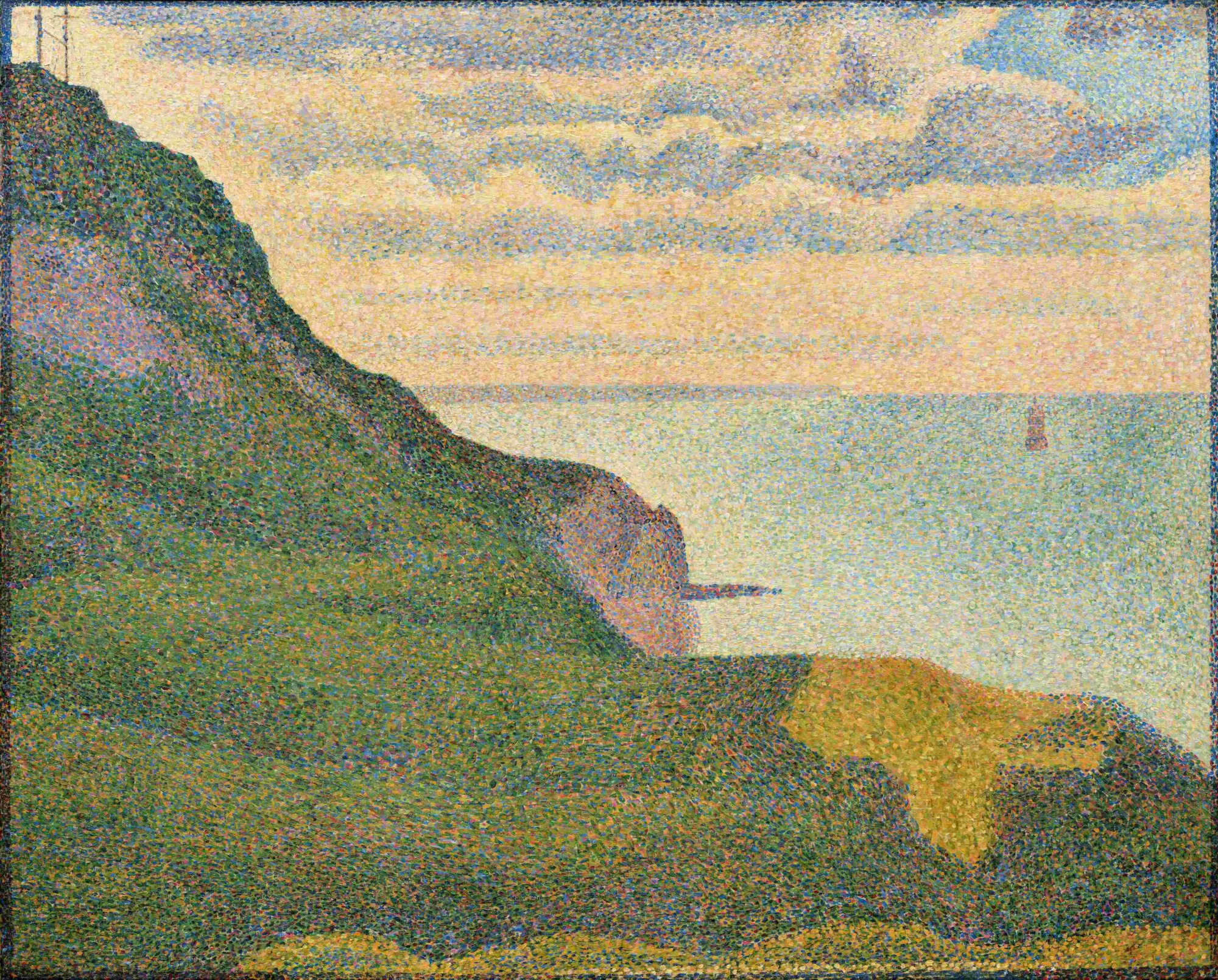 The Wick Culture - Seurat, Seascape at Port-en-Bessin, Normandy, 1888, Gift of the W. Averell Harriman Foundation in memory of Marie N. Harriman, National Gallery of Art, Washington D.C