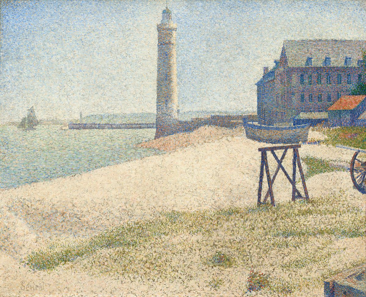 The Wick Culture - Seurat, The Lighthouse at Honfleur, 1886, Collection of Mr and Mrs Paul Mellon, National Gallery of Art, Washington D.C