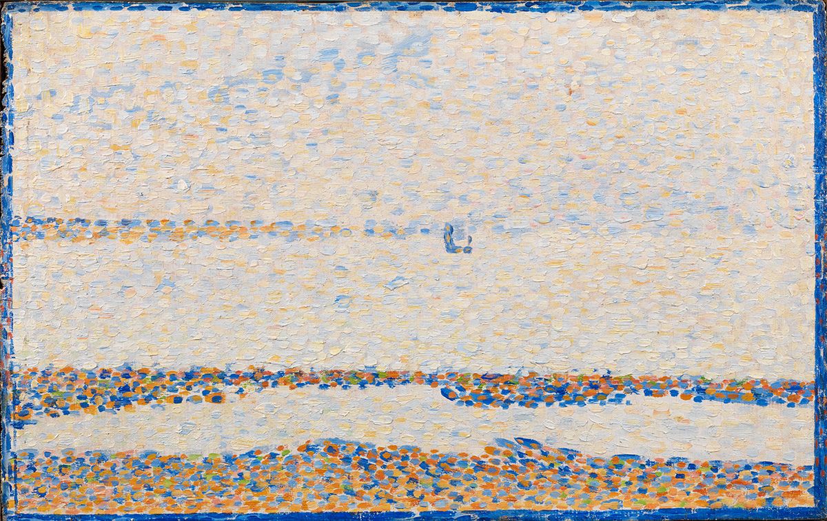 The Wick Culture - Seurat, The Beach at Gravelines, 1890, The Courtauld, London (Samuel Courtauld Trust) © The Courtauld