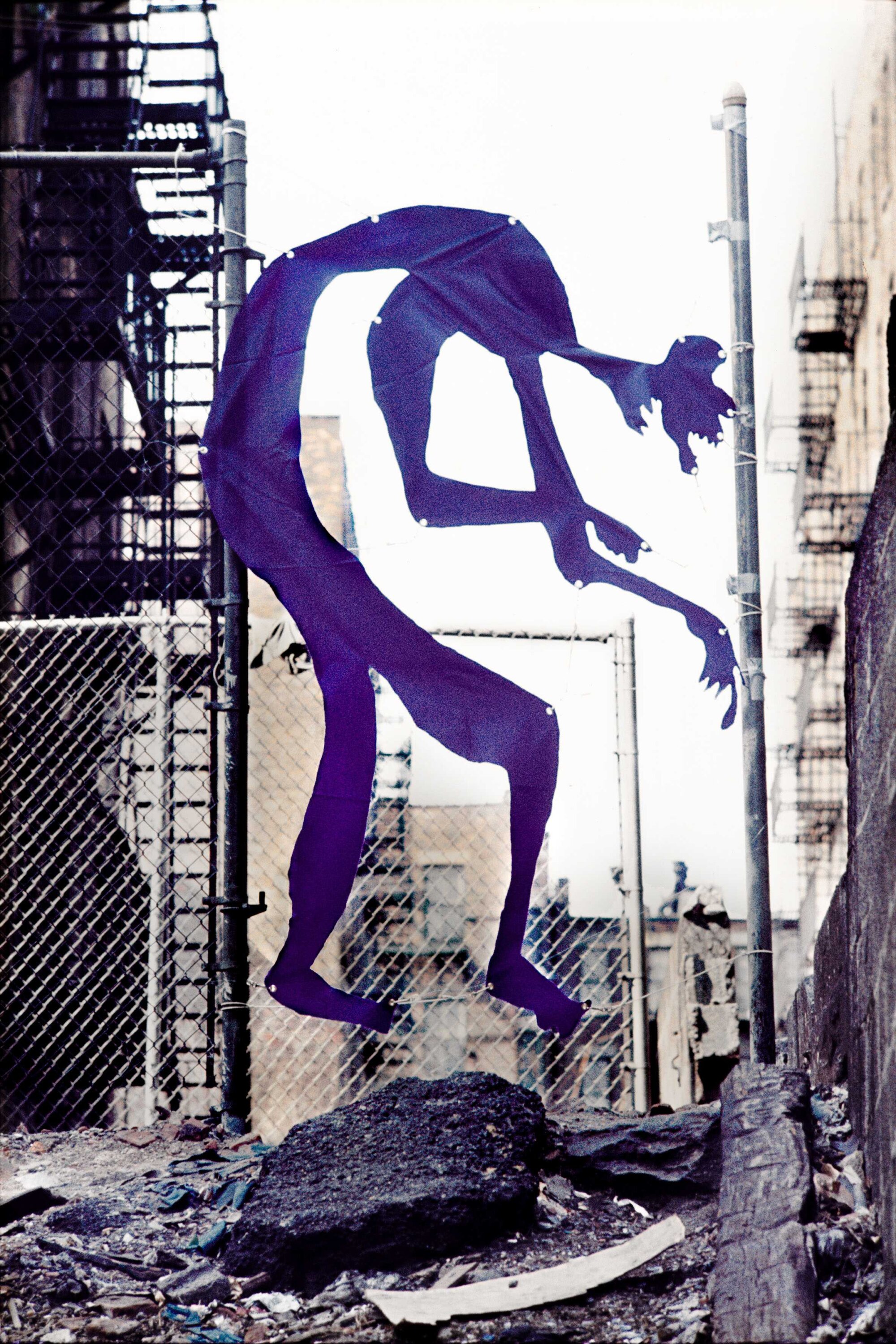 The Wick Culture - Senga Nengudi, Down (Purple), 1972. Courtesy of Whitechapel Gallery