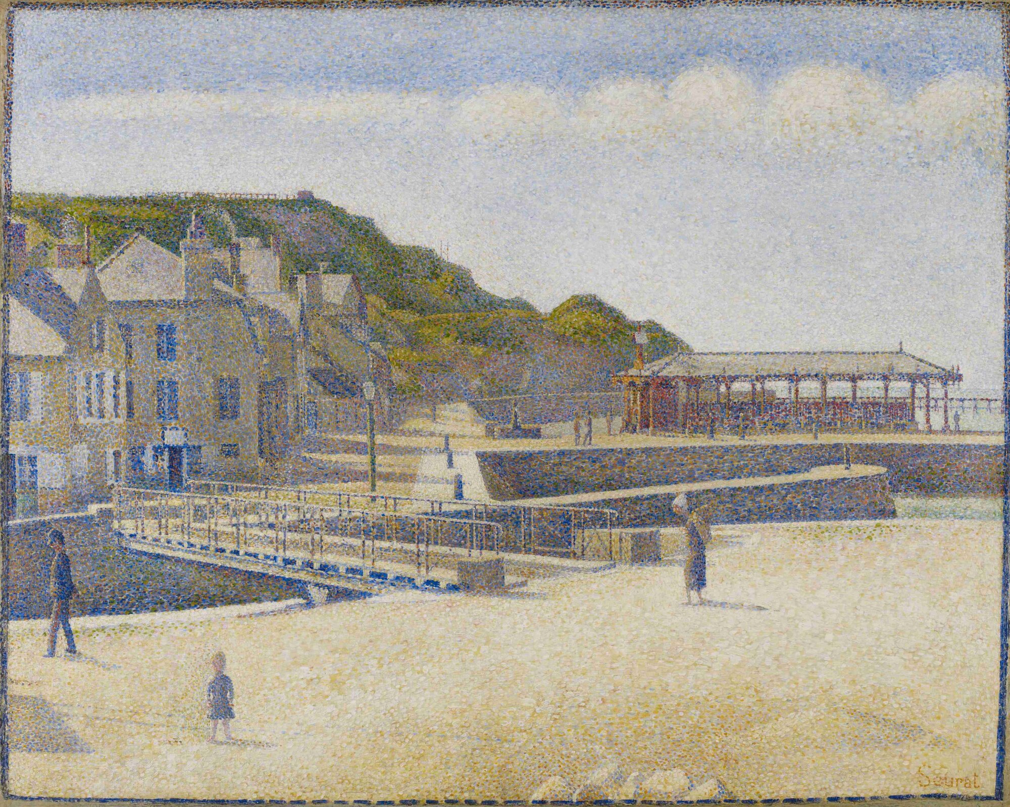The Wick Culture - Seurat, Port-en-Bessin, 1888, lent by the Minneapolis Institute of Art, The William Hood Dunwoody Fund. Photo Minneapolis Institute of Art