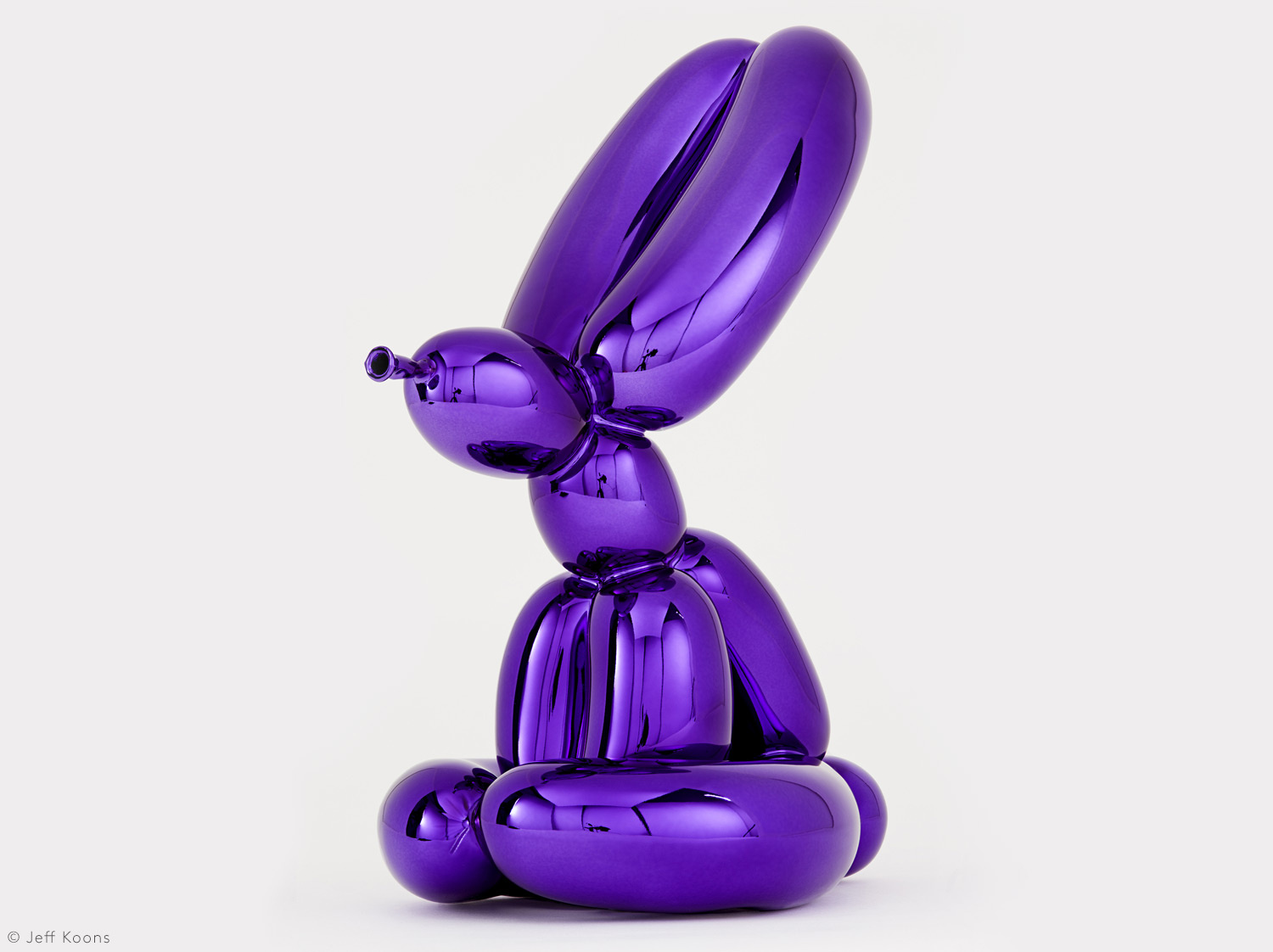 The Wick Culture - Balloon Rabbit (Violet) by Jeff Koons