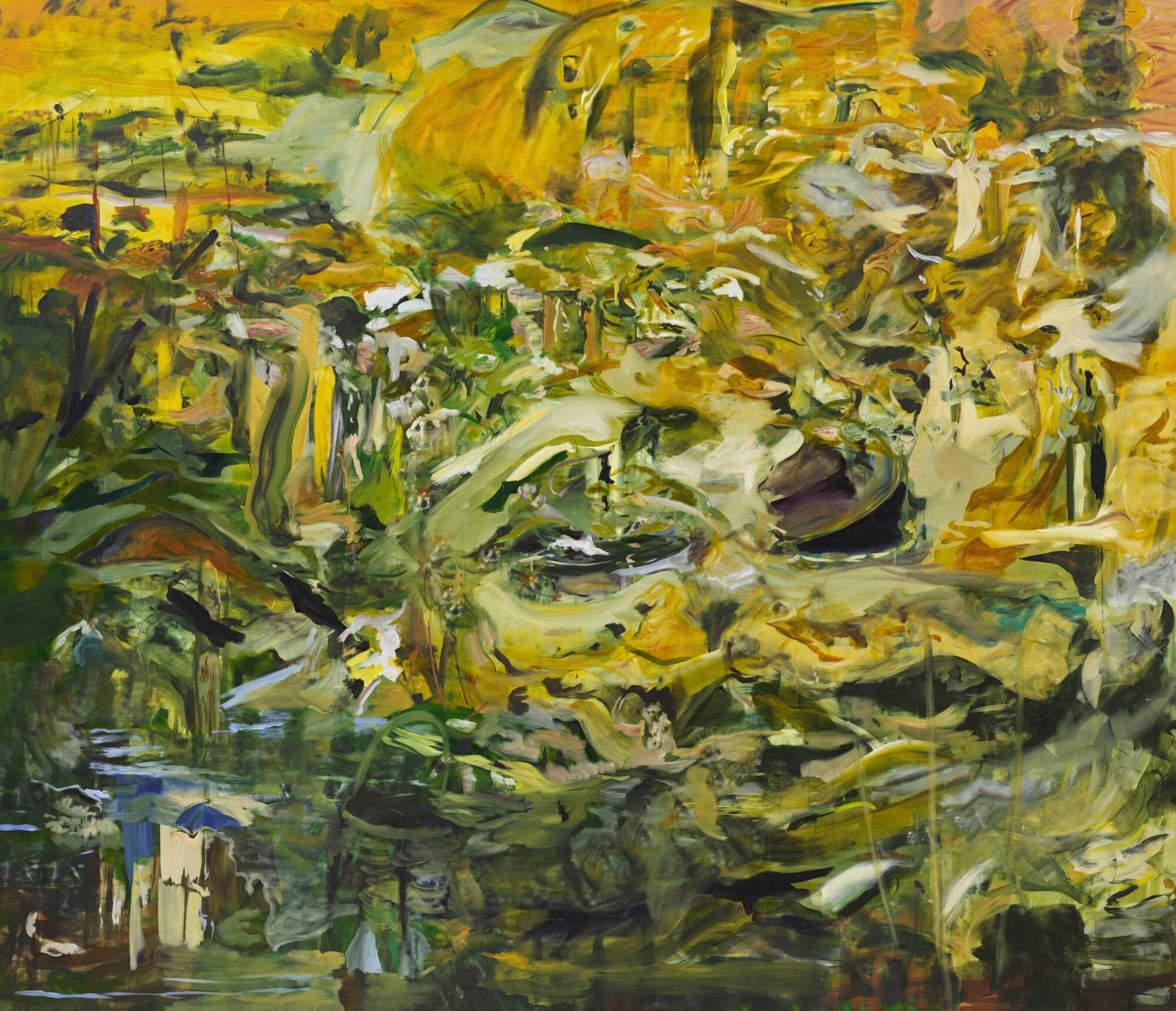 The Wick Culture - Cecily Brown, A Round Robin, 2023–2024, Oil on linen 226.06 x 261.62 cm (89 x 103 in.) © Cecily Brown, 2026. Photo- Genevieve Hanson