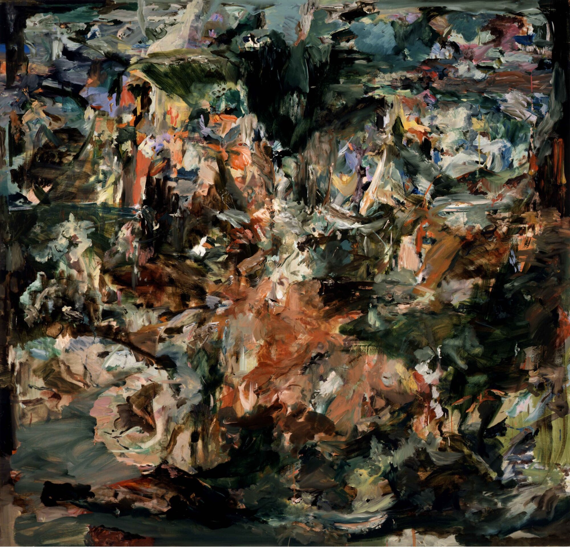 The Wick Culture - Cecily Brown, Study for Sarn Mere 3, 2008, Oil on linen 215.9 x 226.06 cm (85 x 89 in.) Private Collection, Switzerland © Cecily Brown, 2026. Photo- Courtesy Gagosian