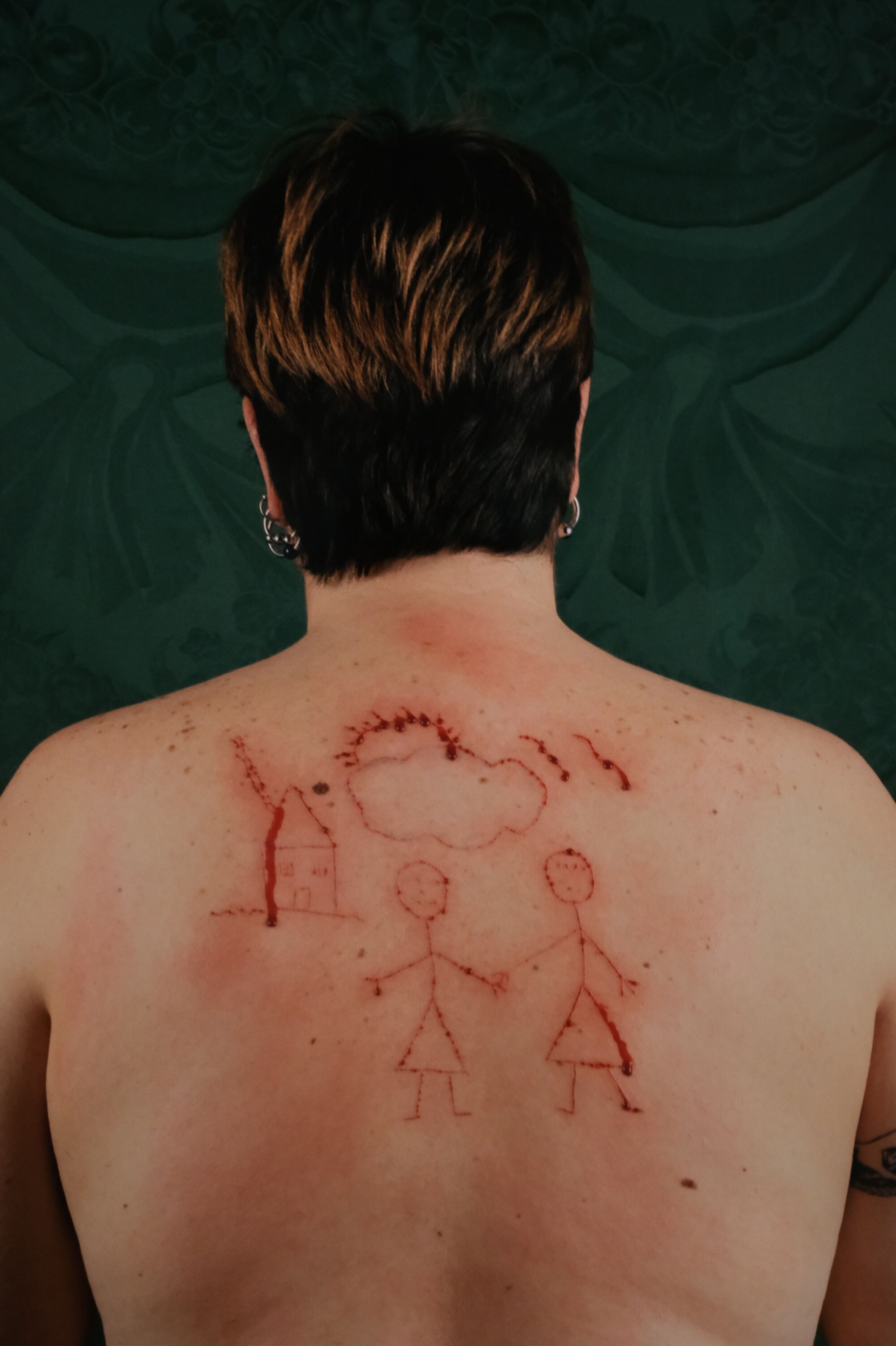 The Wick Culture - Catherine Opie, Self-Portrait/Cutting, 1993