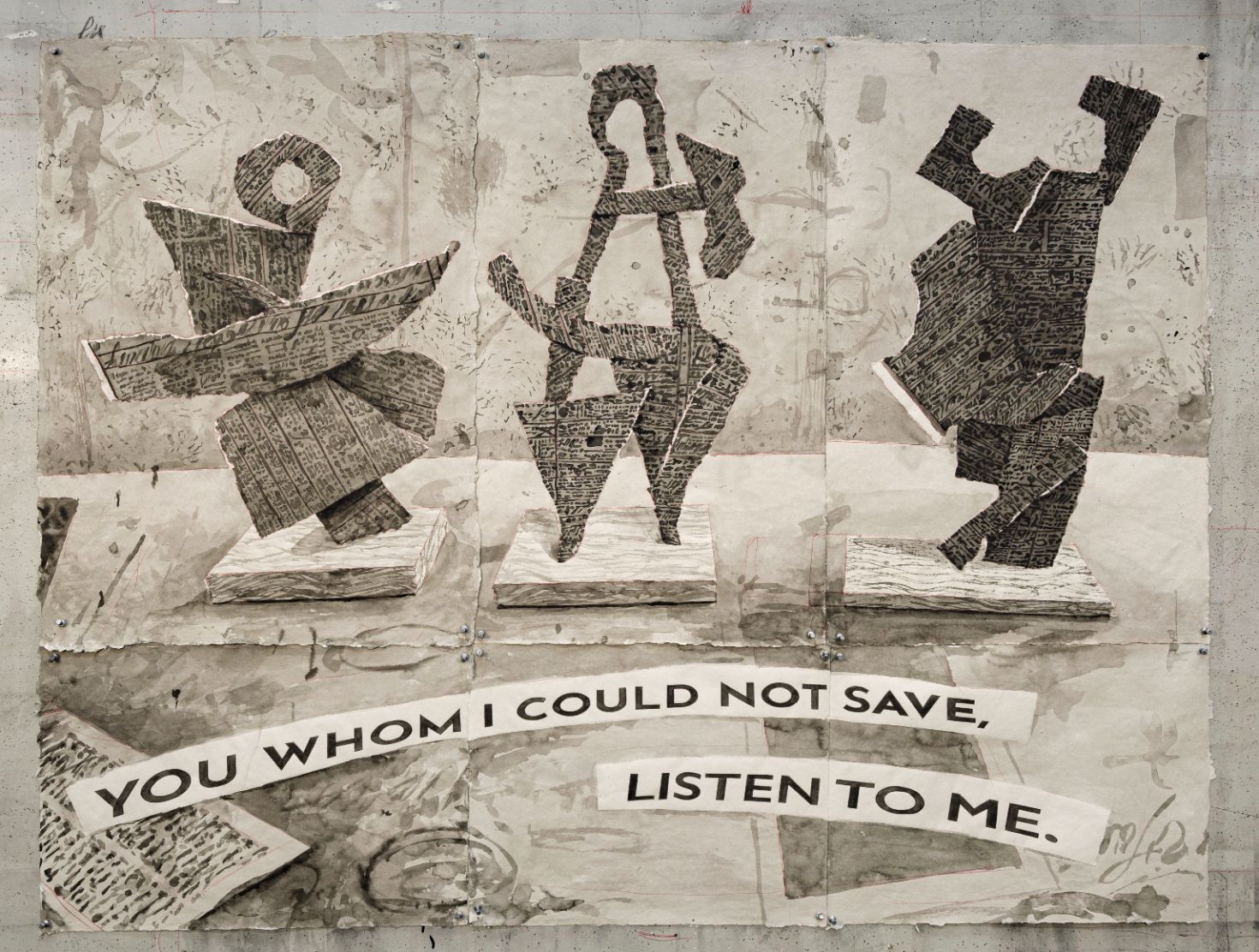 The Wick Culture - William Kentridge, You Whom I Could Not Save, Listen to Me, 2023